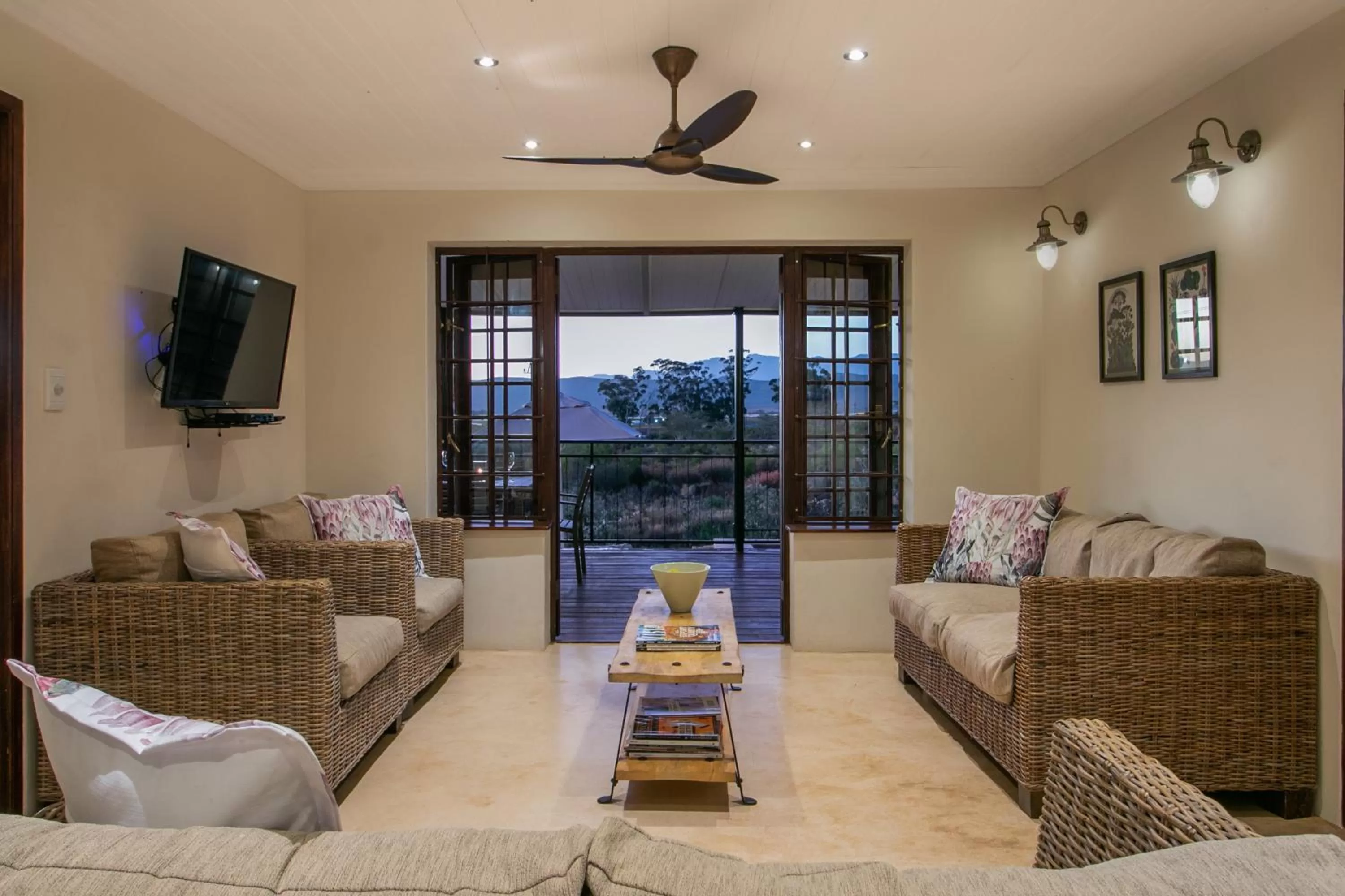 Living room in Olive Hill Guest House