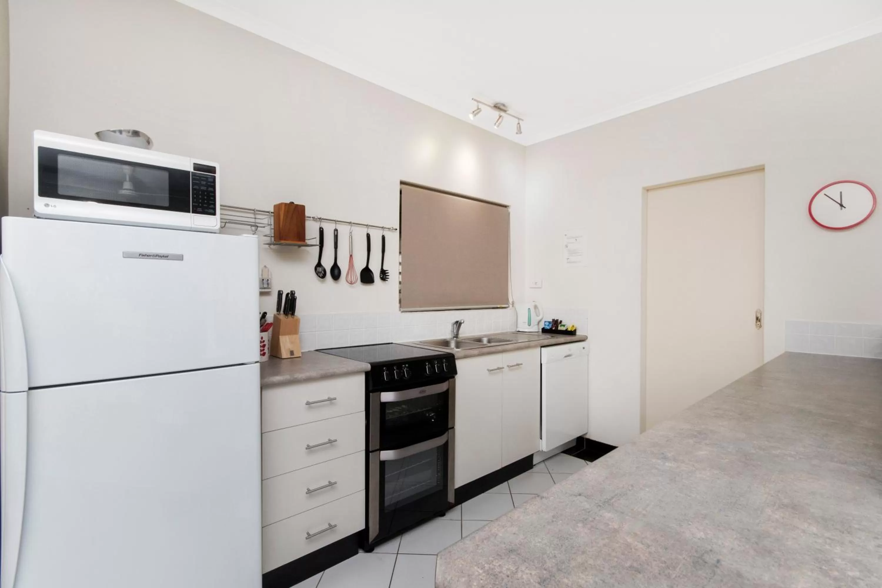 Kitchen or kitchenette in Nimrod Resort Apartments