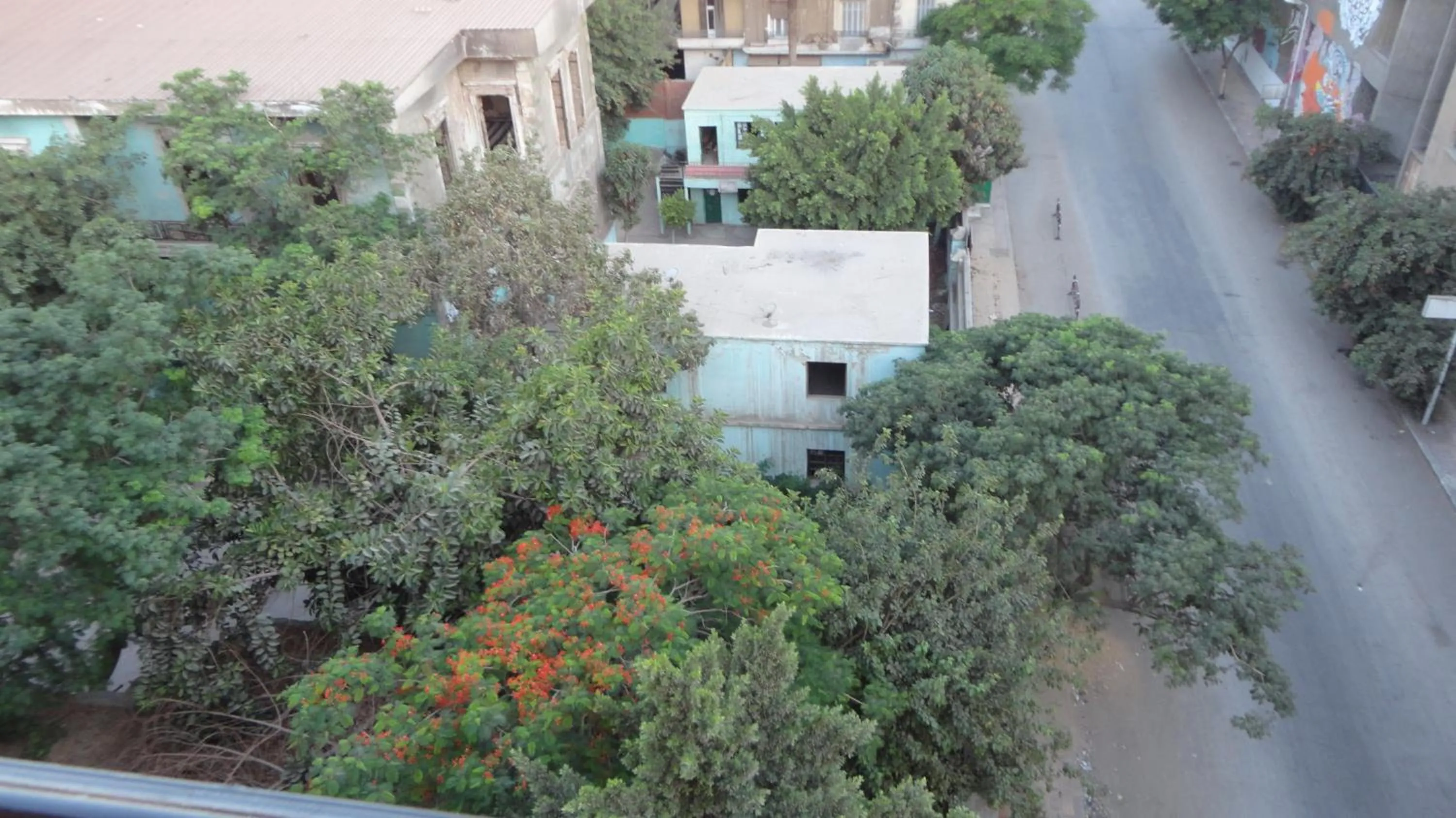 Street view in Cecilia Hostel