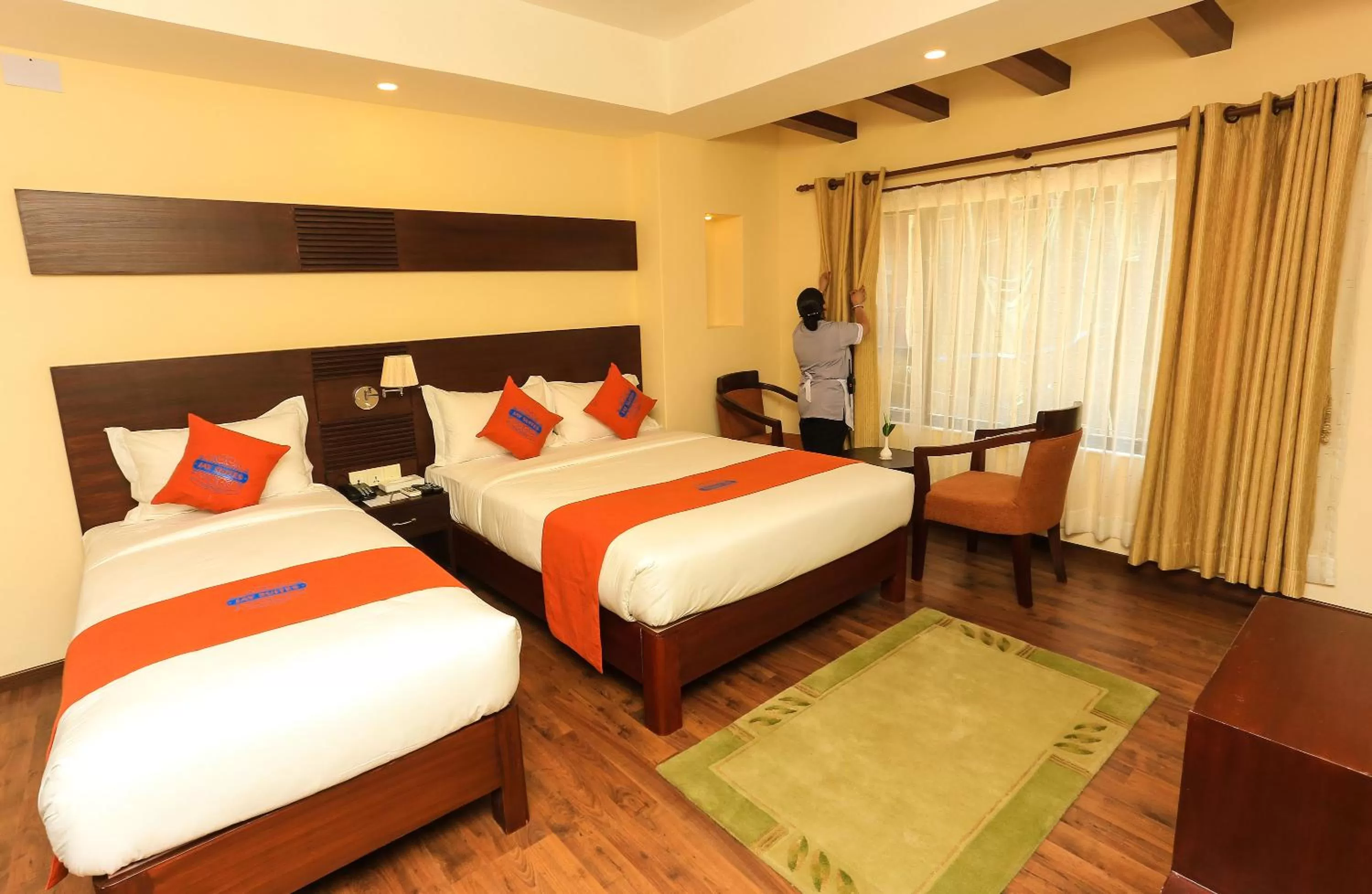 Photo of the whole room, Bed in Hotel Jay Suites