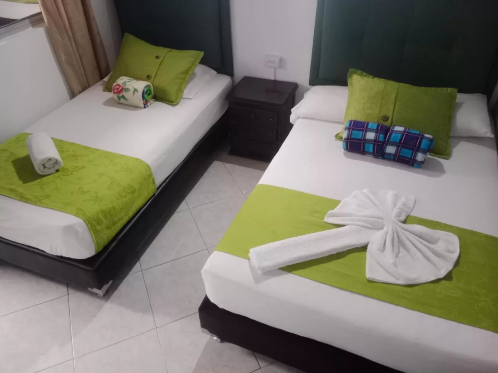 Bed in Hotel El Deportista