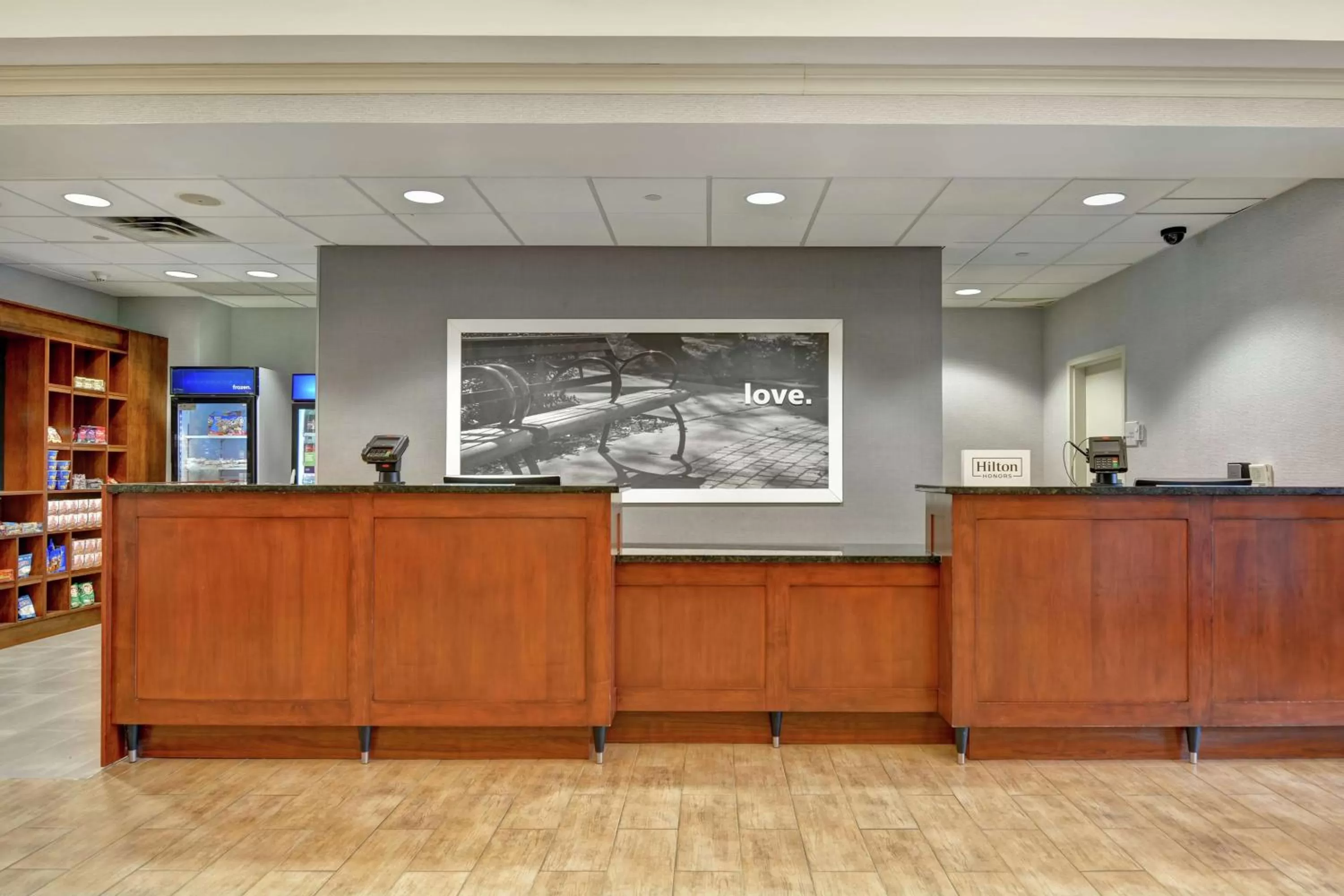 Lobby or reception in Hampton Inn & Suites Newark-Harrison-Riverwalk