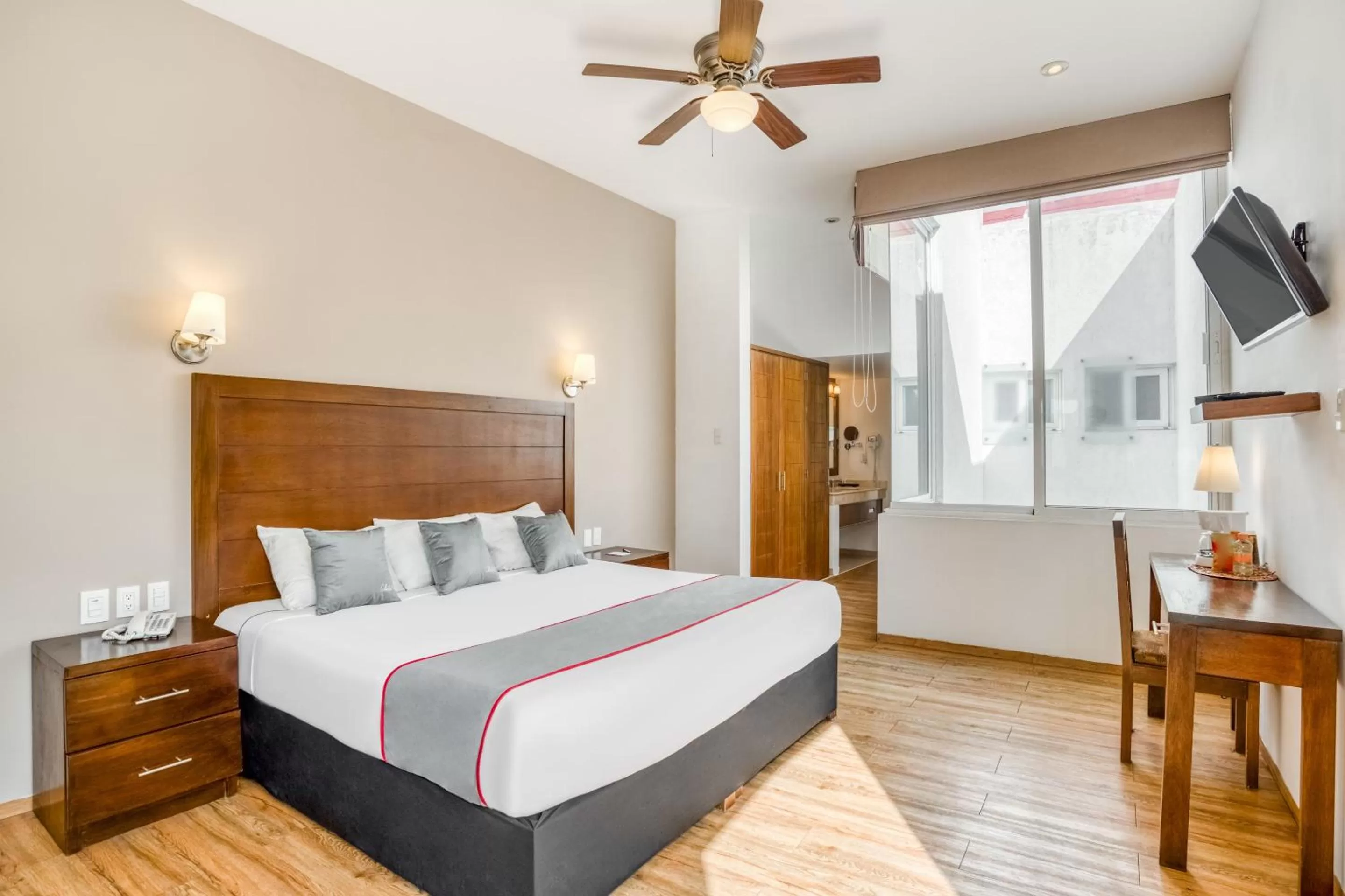 Bed in Hotel Quinta Allende