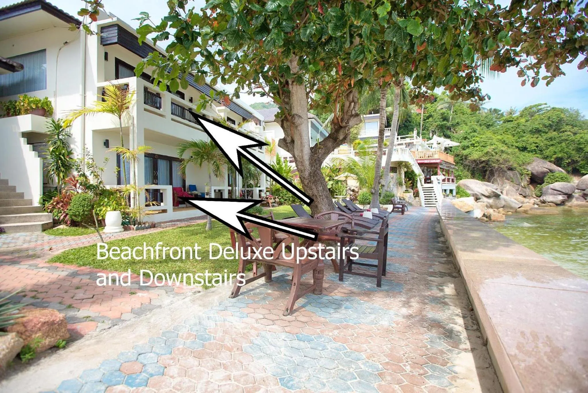 Garden in Crystal Bay Beach Resort