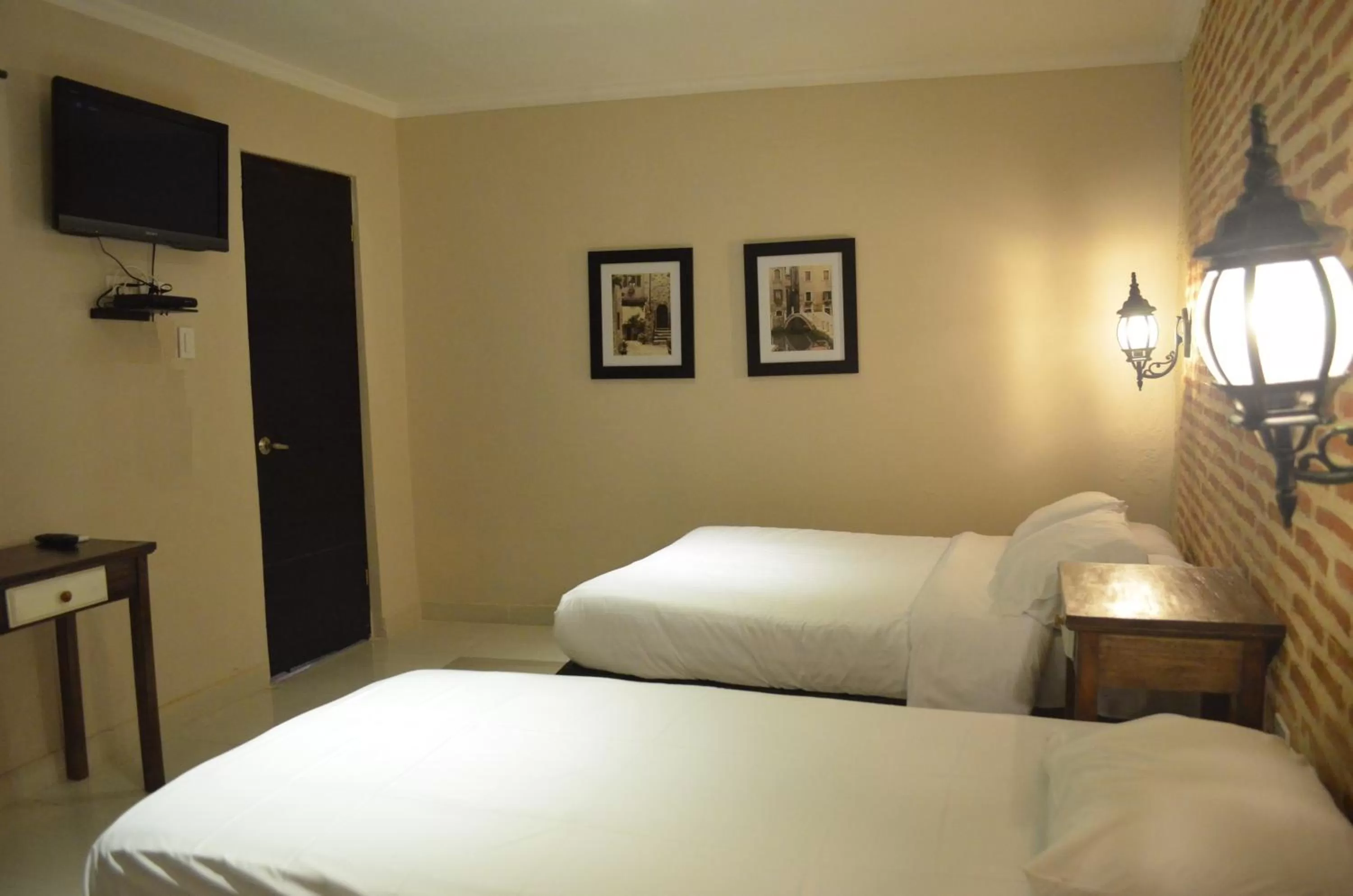 Bed in Hotel Galeria la Trinidad