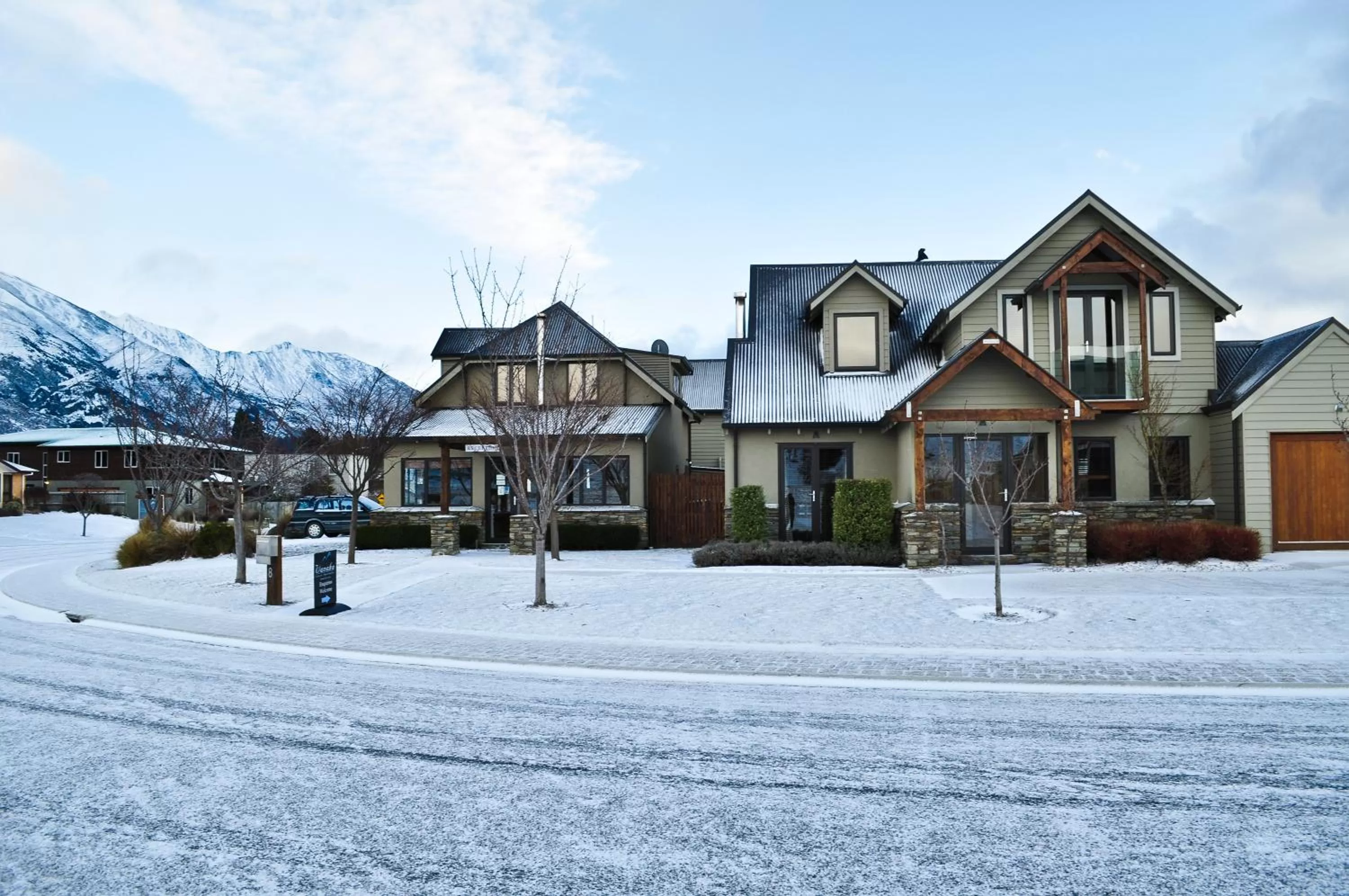Facade/entrance in Wanaka Luxury Apartments