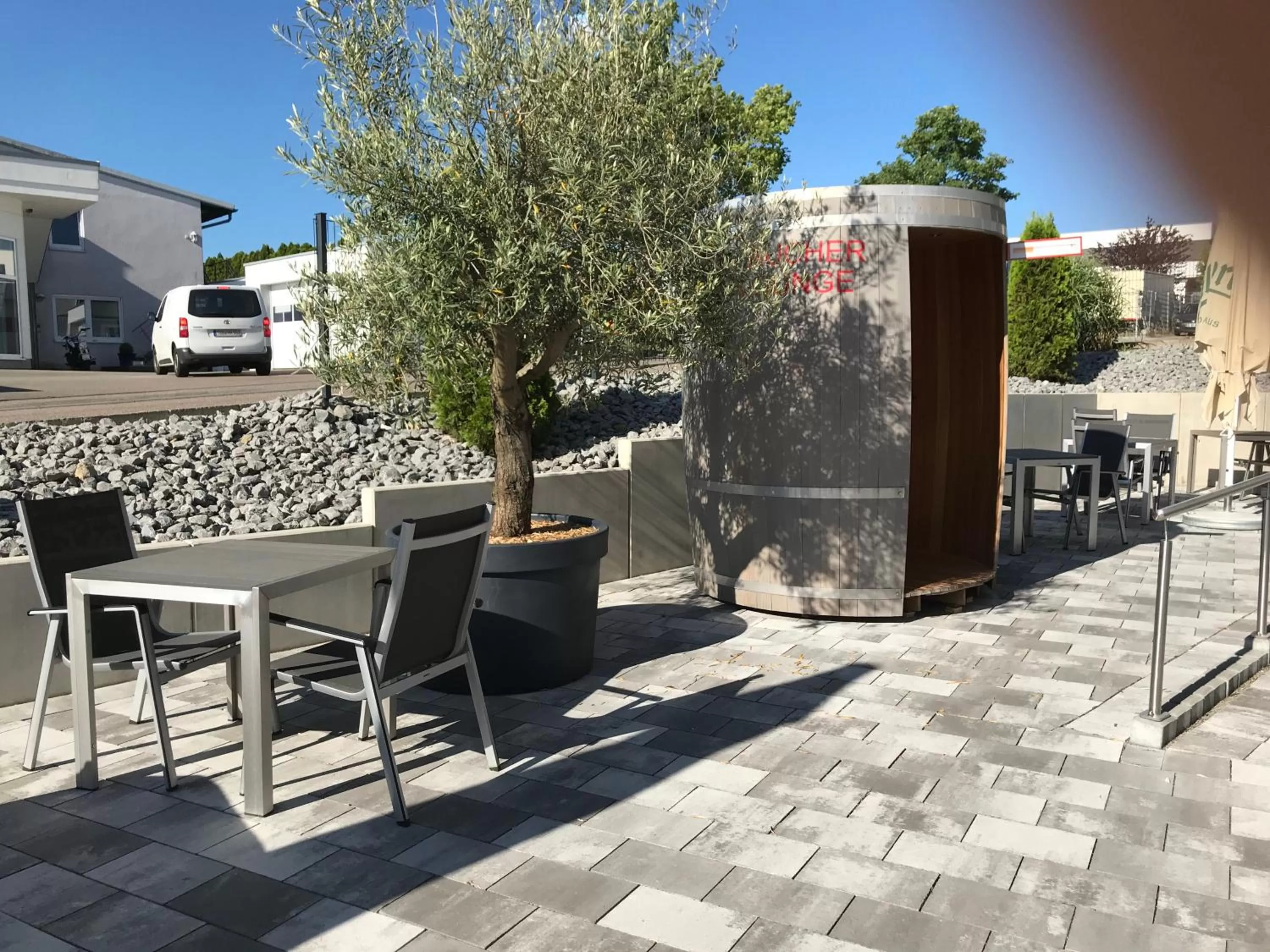 Patio in Hotel Hohenloher Tor