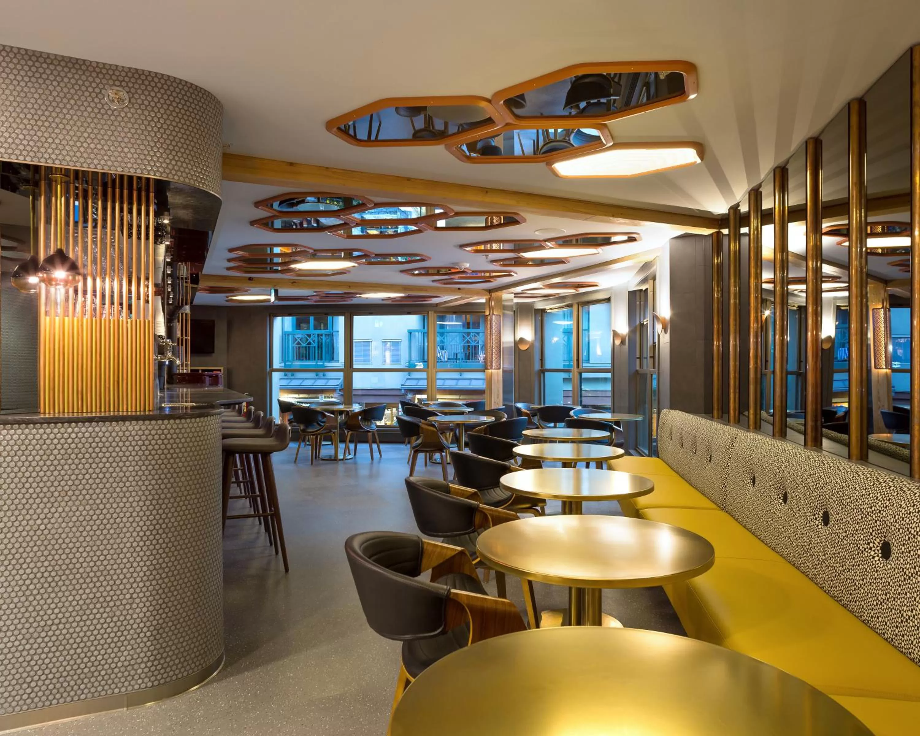 Lounge or bar in Pangea Pod Hotel