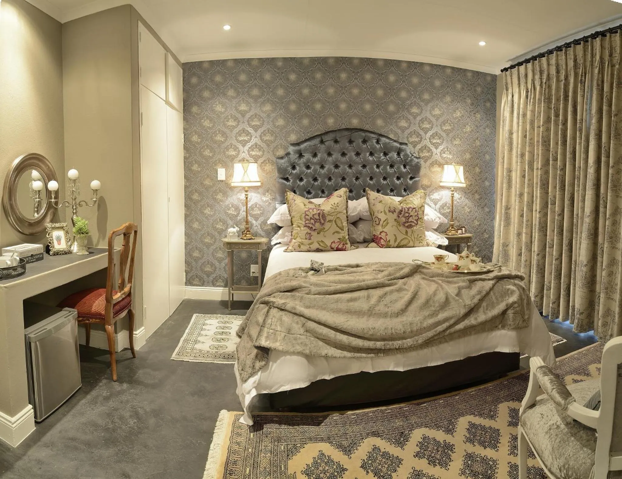 Bed in Duke & Duchess Boutique Hotel