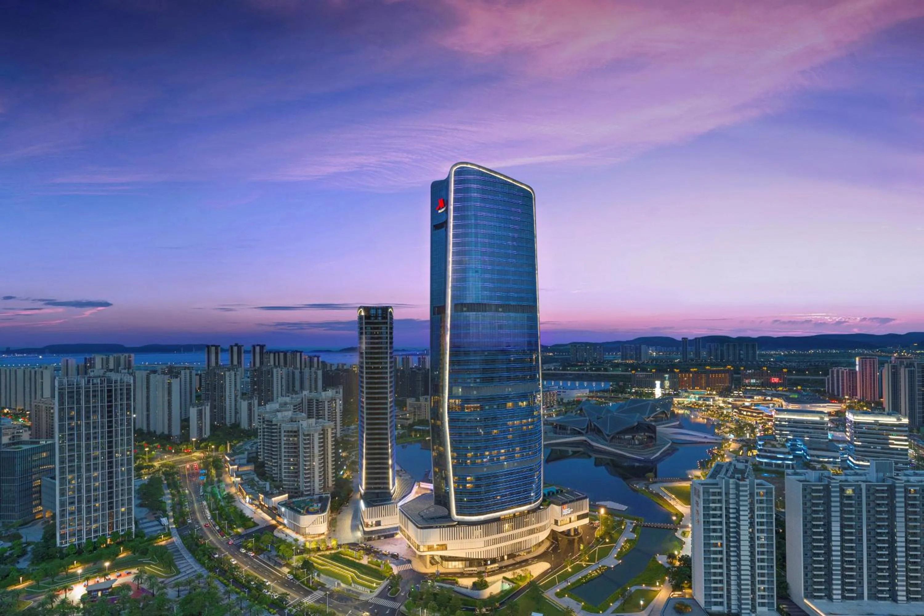 Property building in Zhuhai Marriott Hotel Jinwan