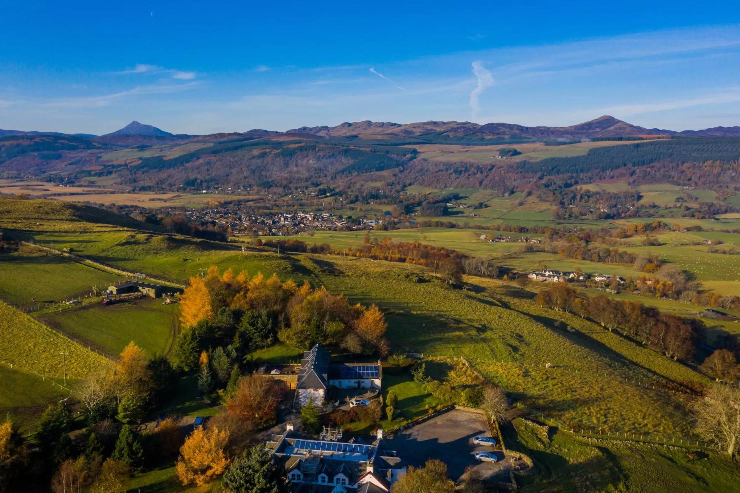 Bird's eye view in Errichel House and Cottages