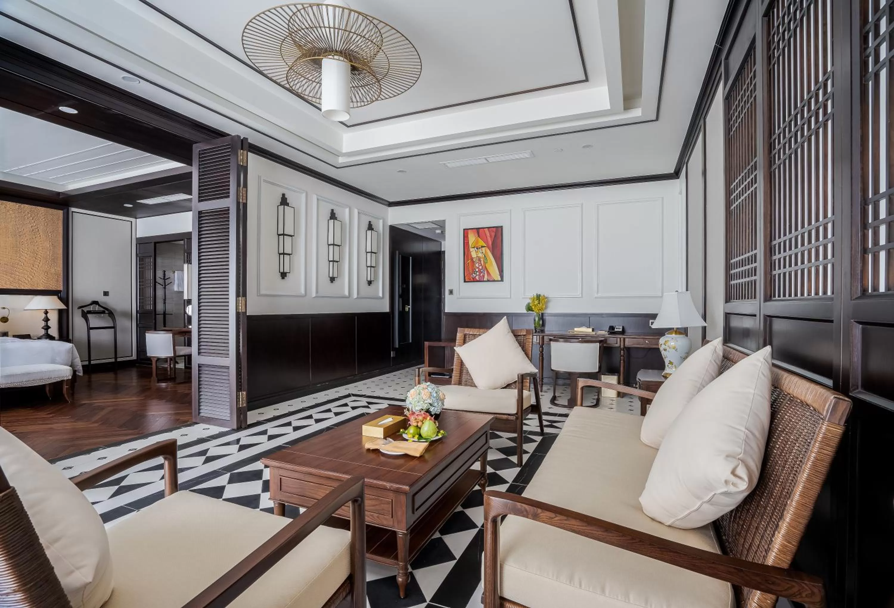 Living room, Bed in Potique Hotel