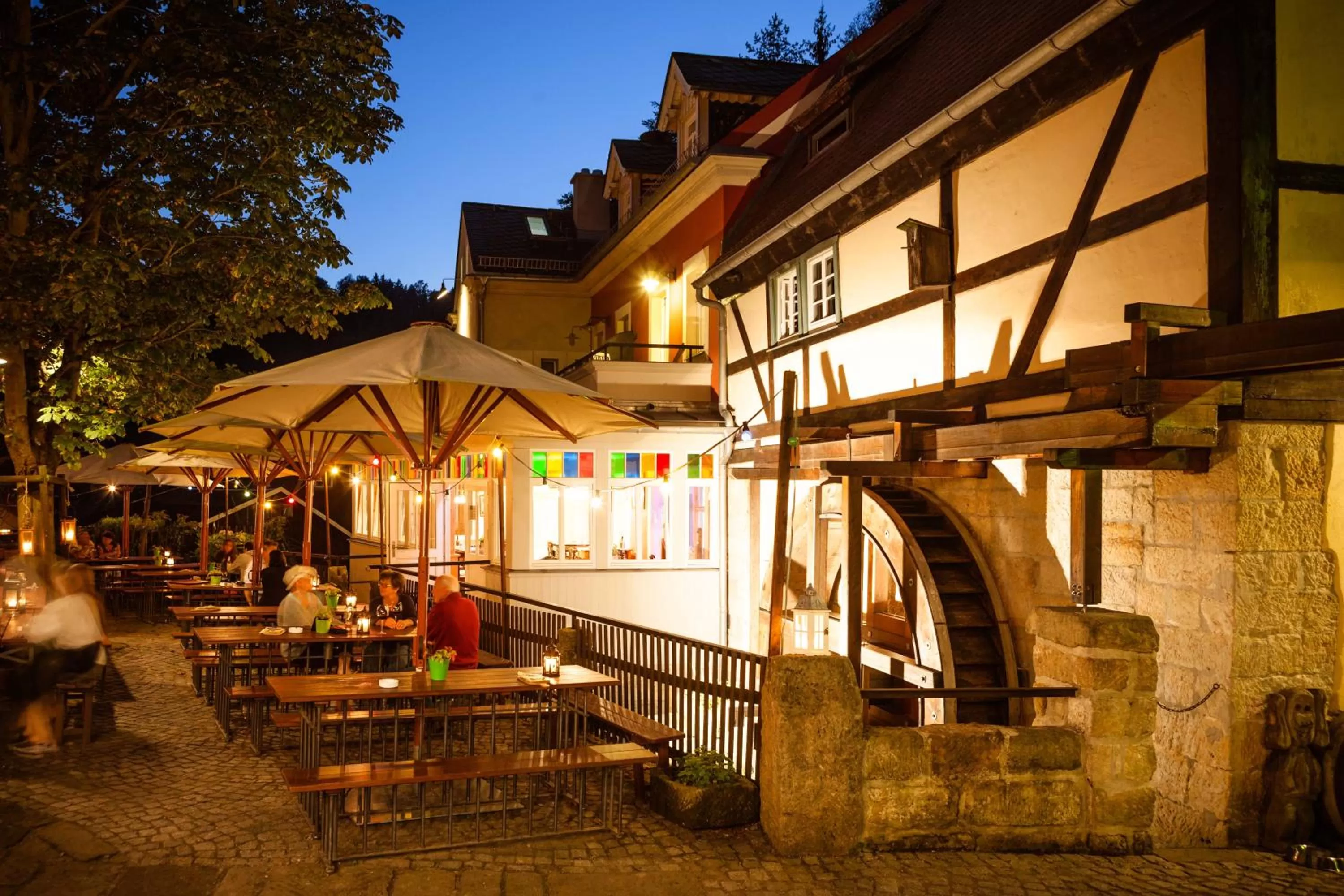 Restaurant/places to eat in Bio-Hotel Zur Mühle