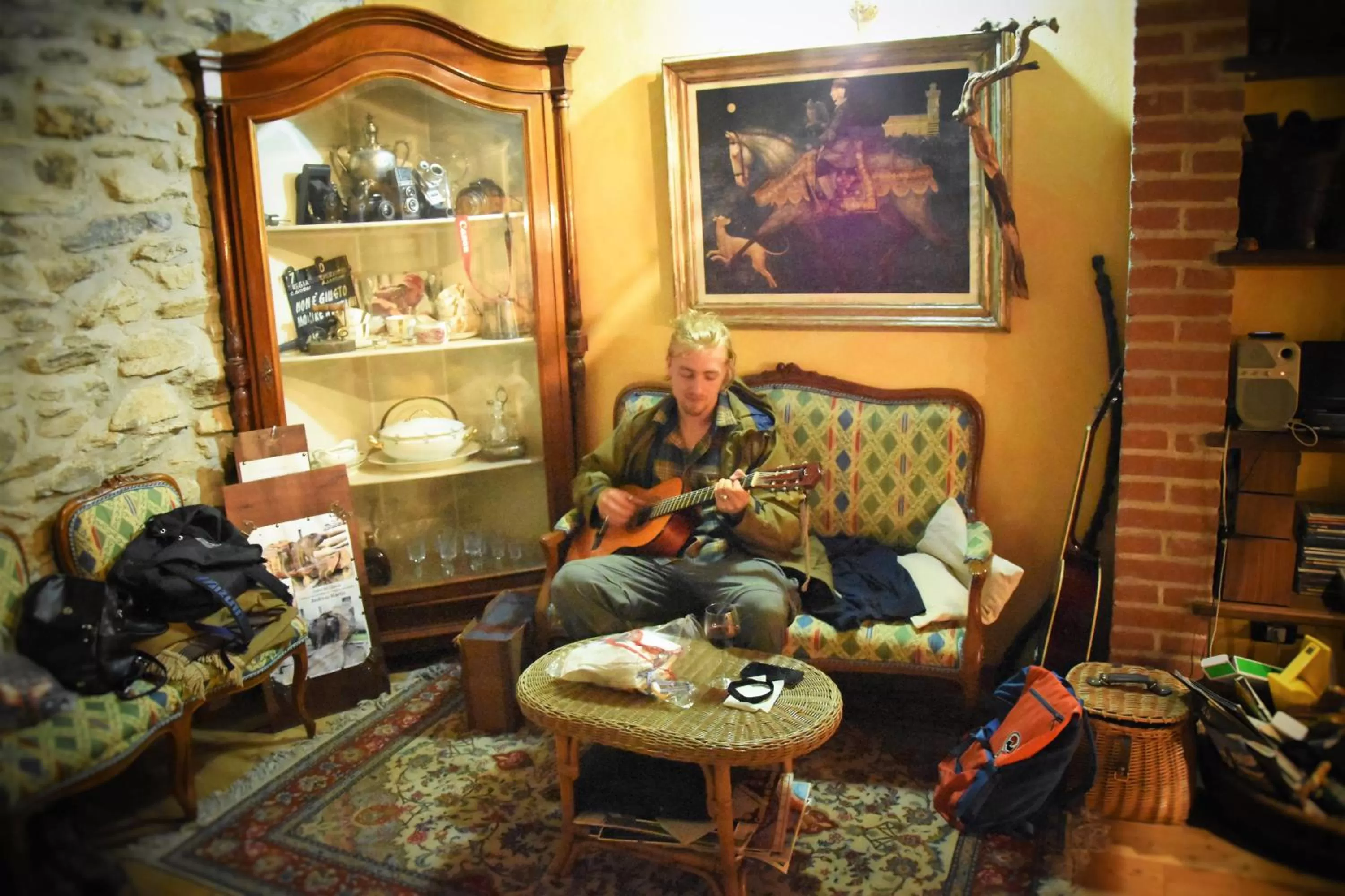 Communal lounge/ TV room, Seating Area in Ca-Jo Bed and Breakfast