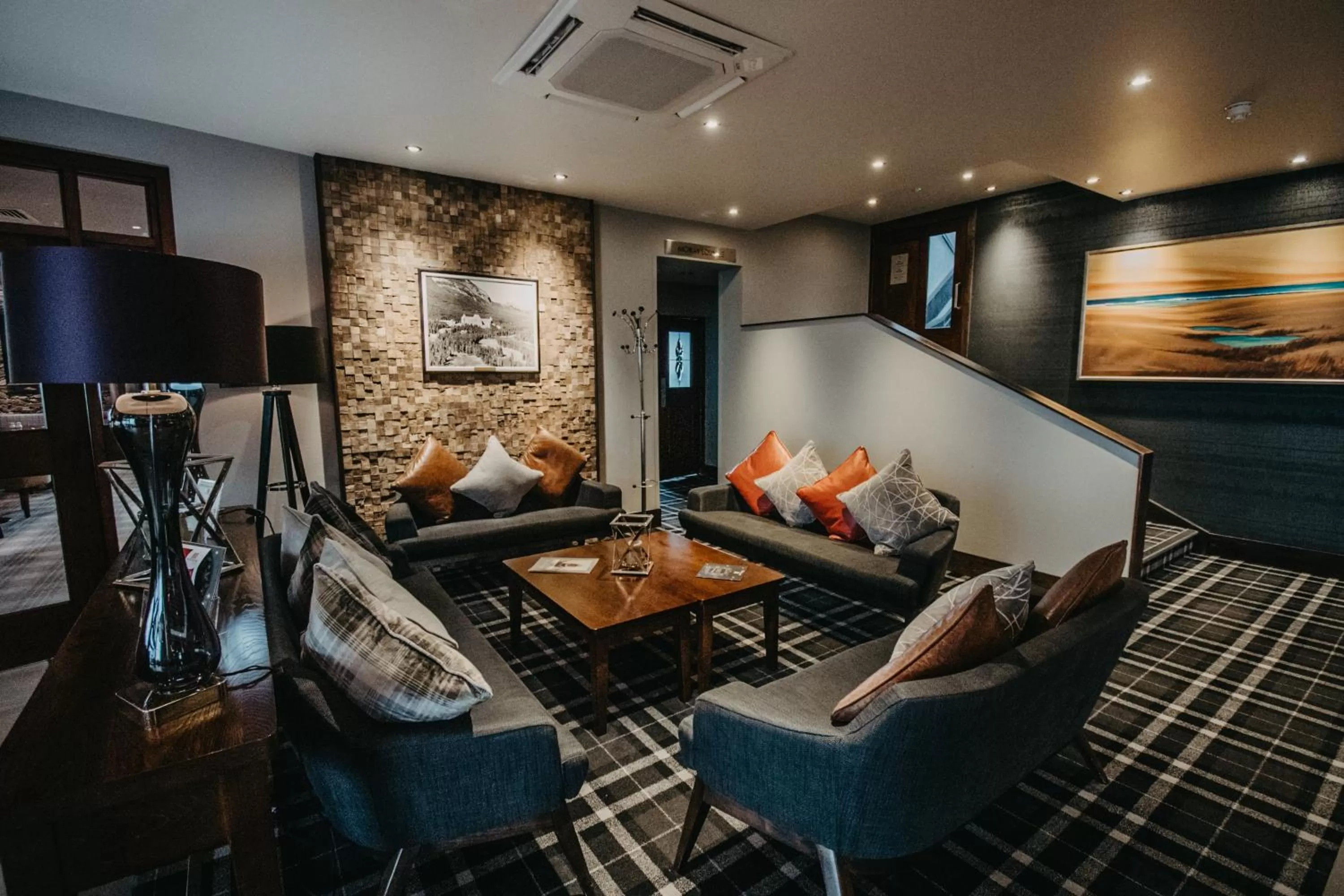 Lobby or reception in Banff Springs Hotel