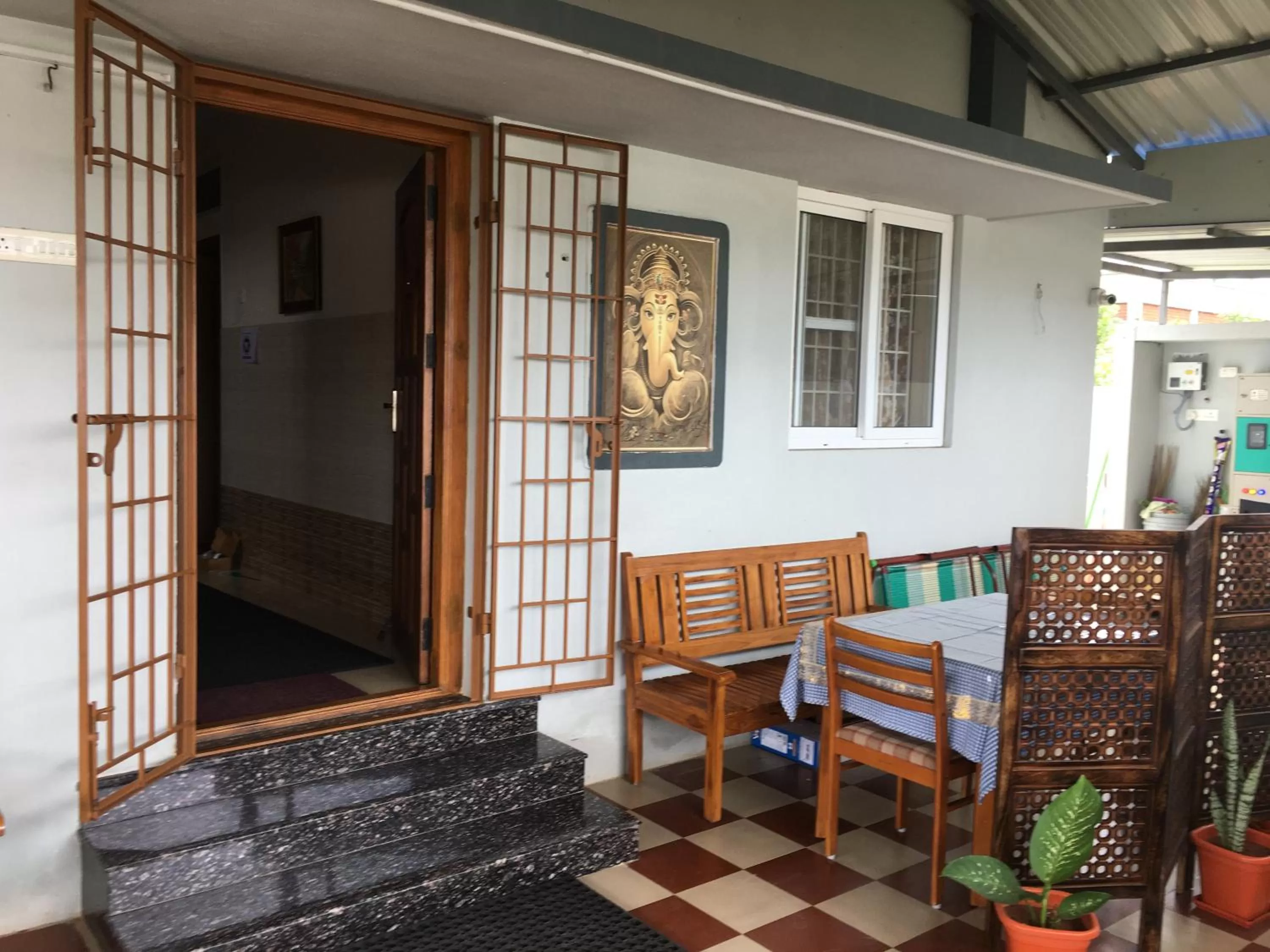 Facade/entrance in Shantham Service Apartments, Kinathukadavu, Coimbatore