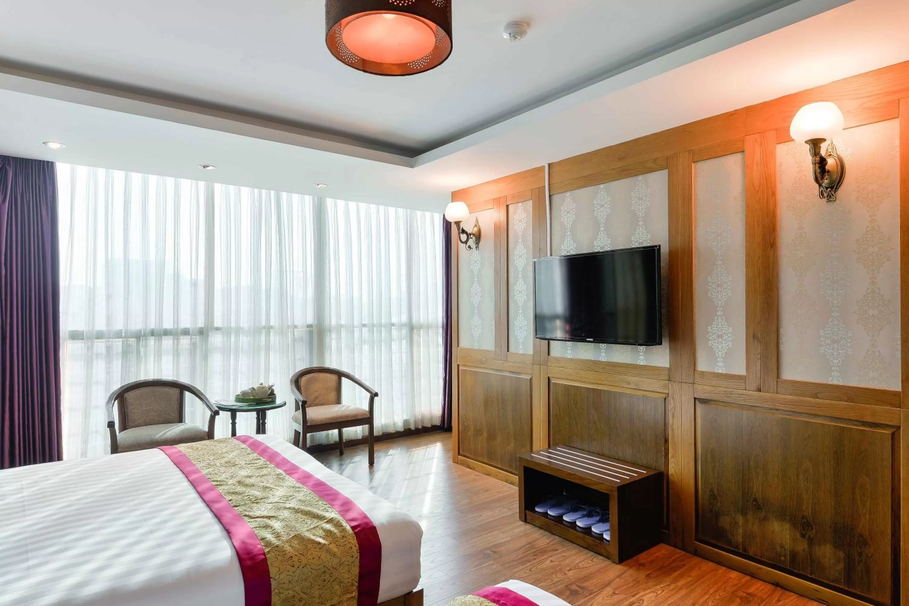 TV and multimedia, Bed in Saigonciti Hotel A