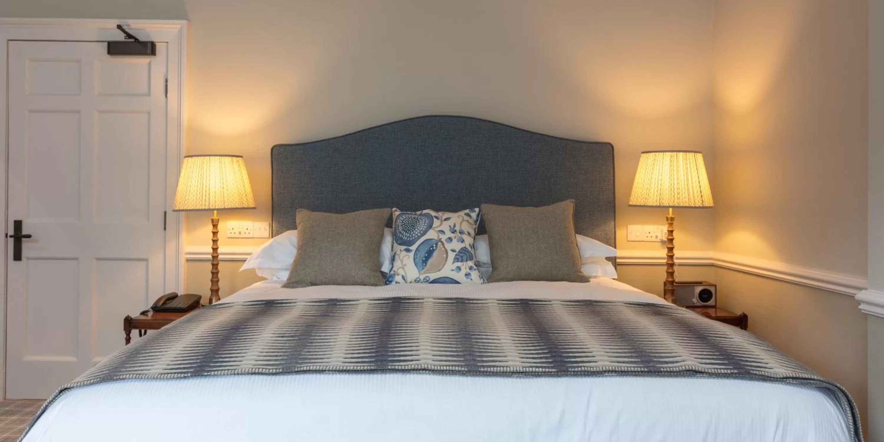 Bed in Farlam Hall Hotel & Restaurant