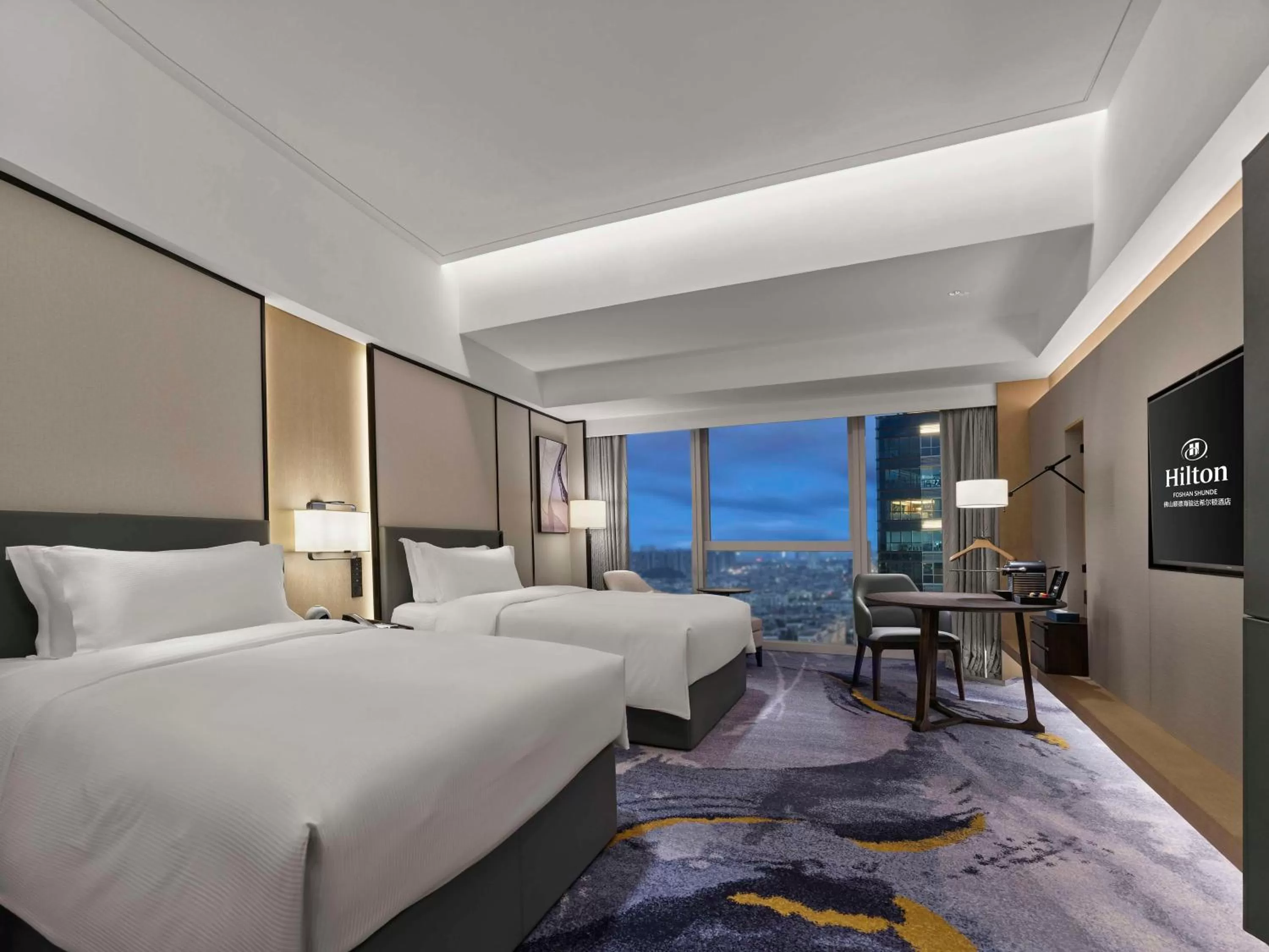 Bedroom, Bed in Hilton Foshan Shunde
