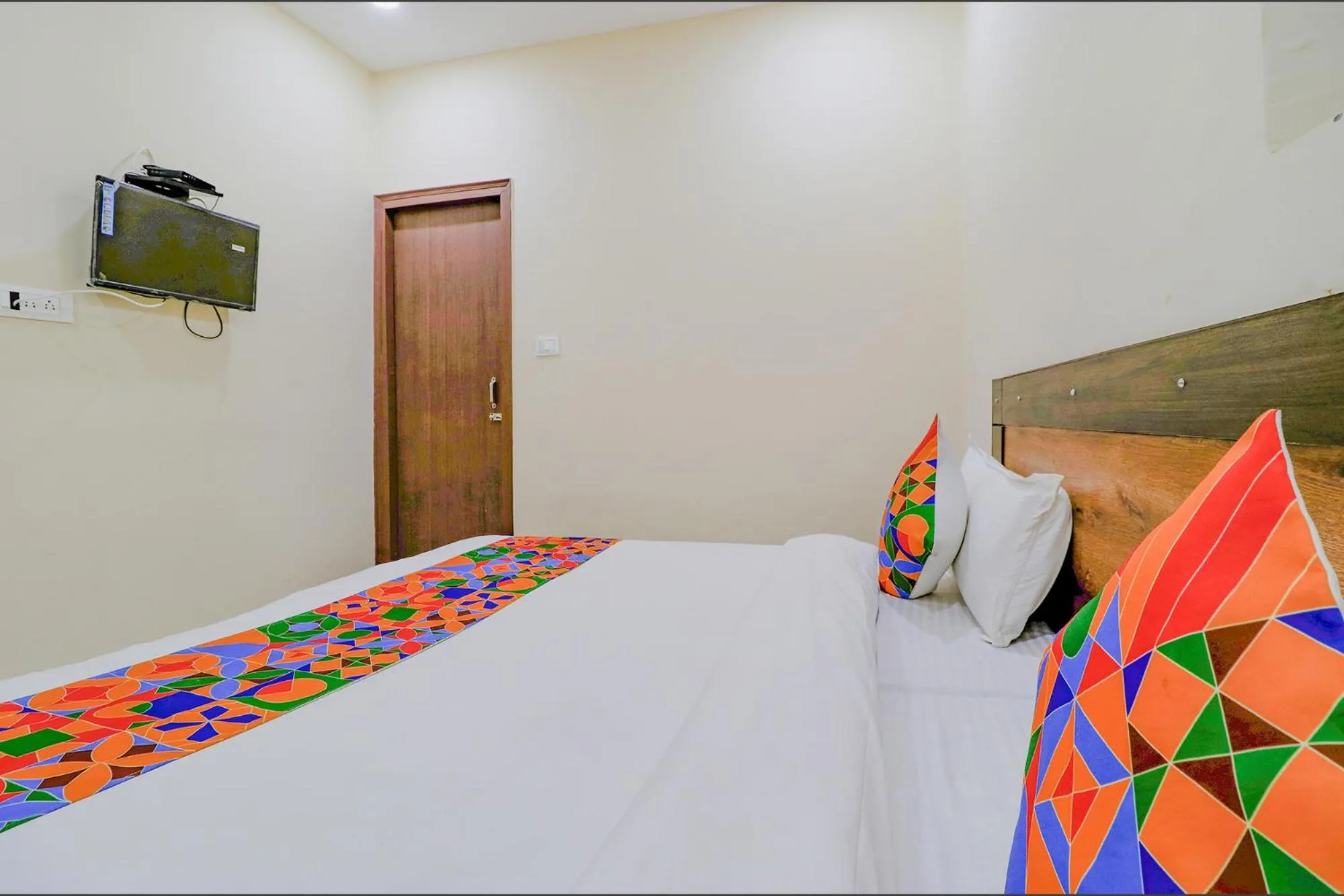 Bed in FabExpress Kartikey Inn