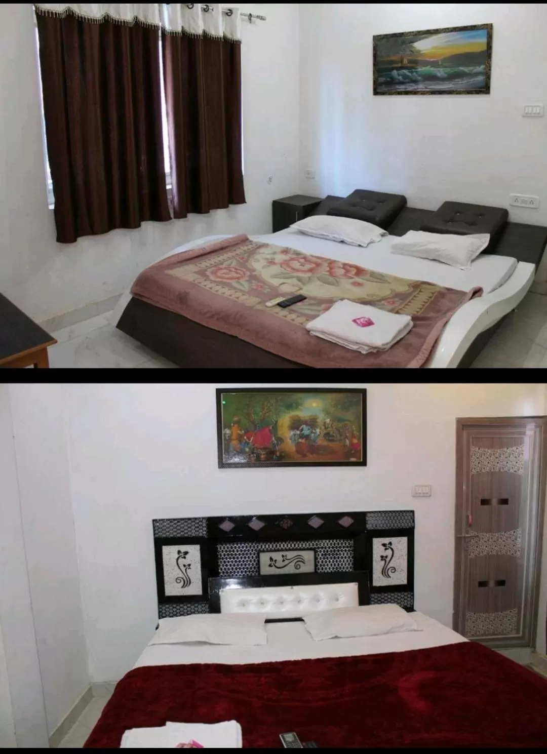 Bed in Best B&B in Orchha