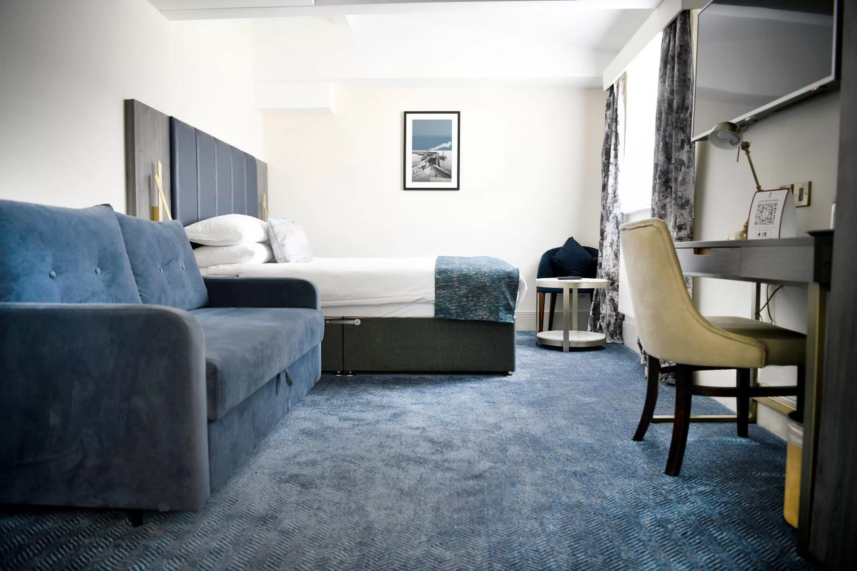 Bedroom, Bed in Dover Marina Hotel & Spa, Tapestry Collection by Hilton
