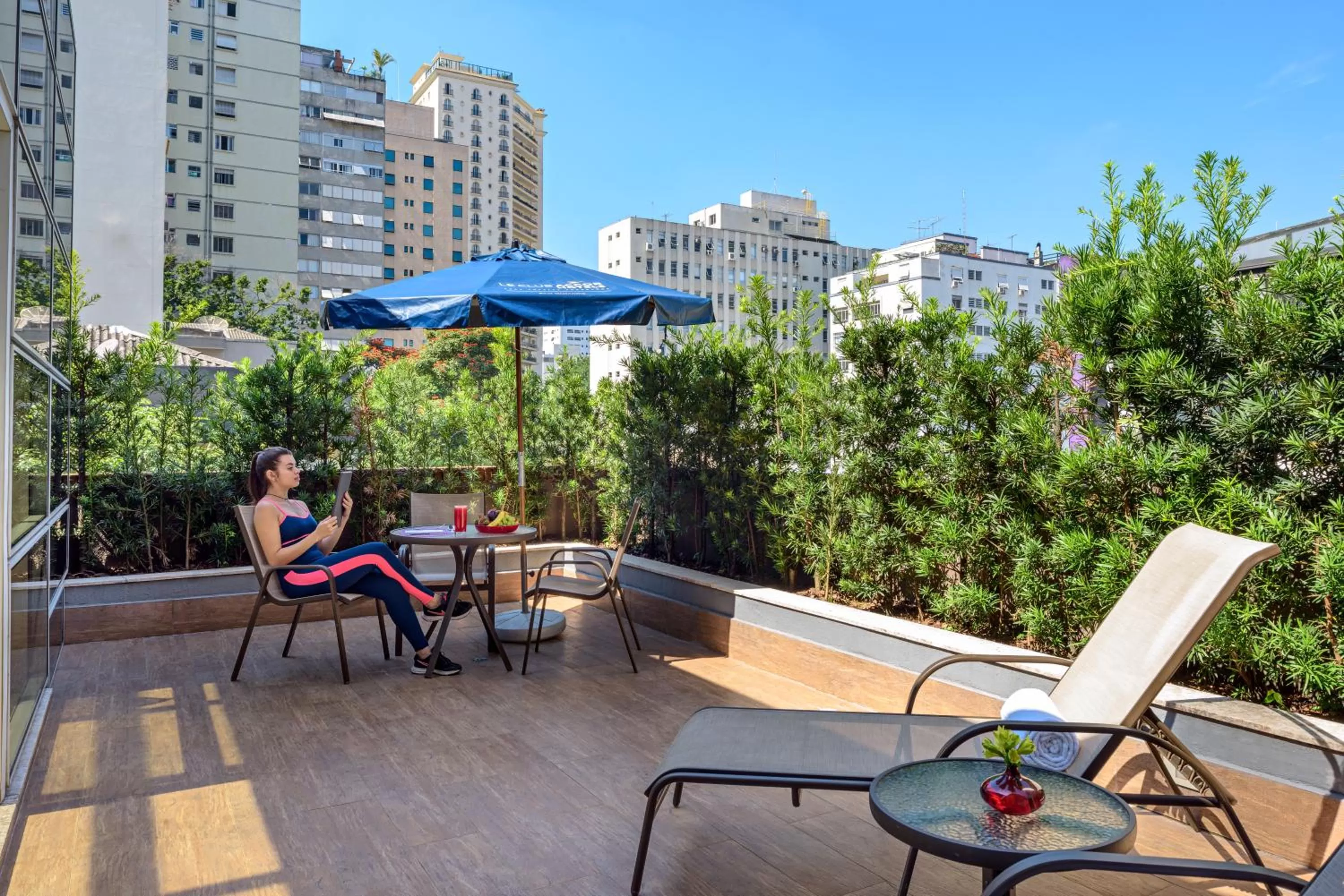 Garden in Mercure Sao Paulo Jardins