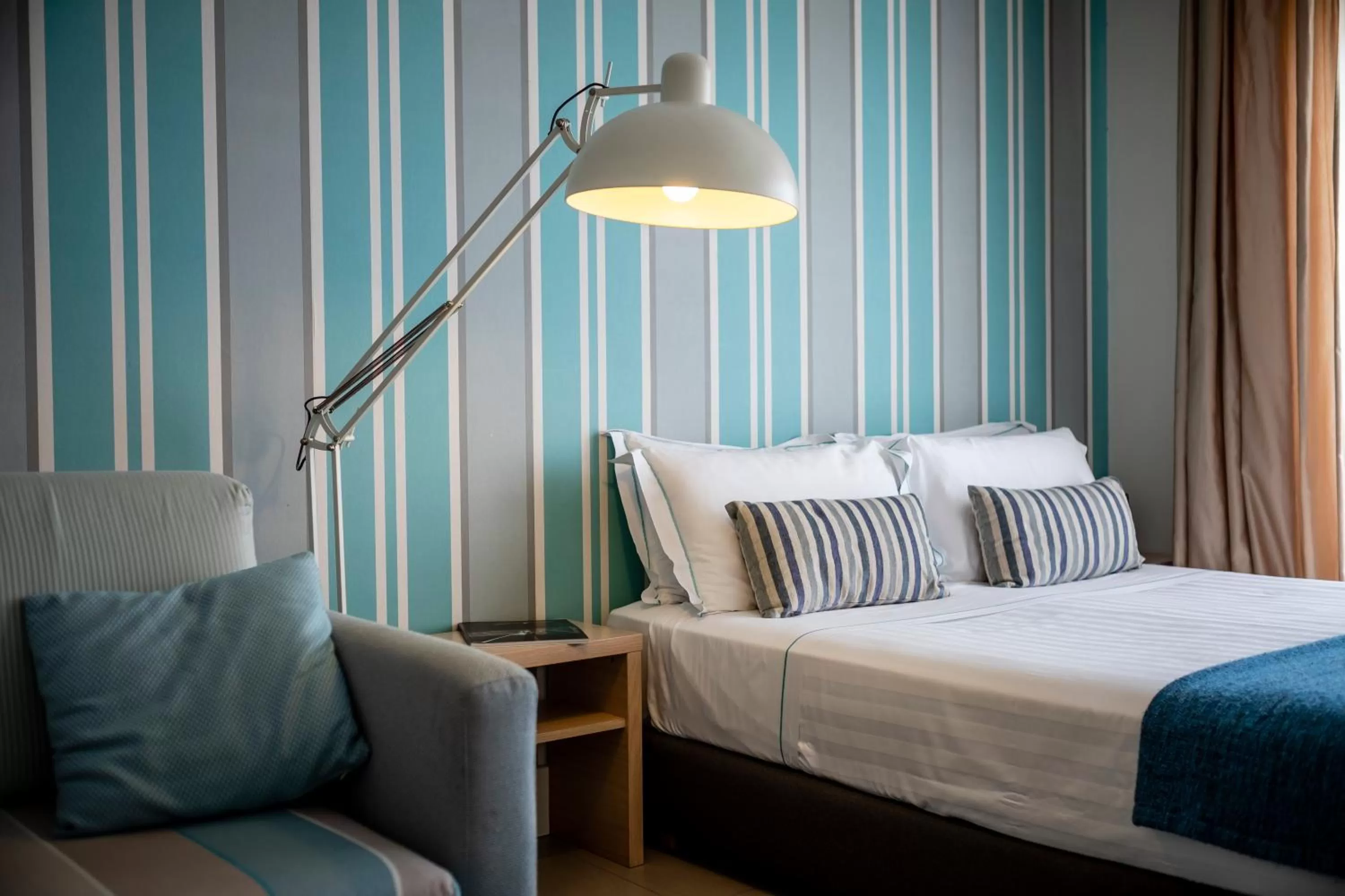 Bed in Le Rose Spa Hotel