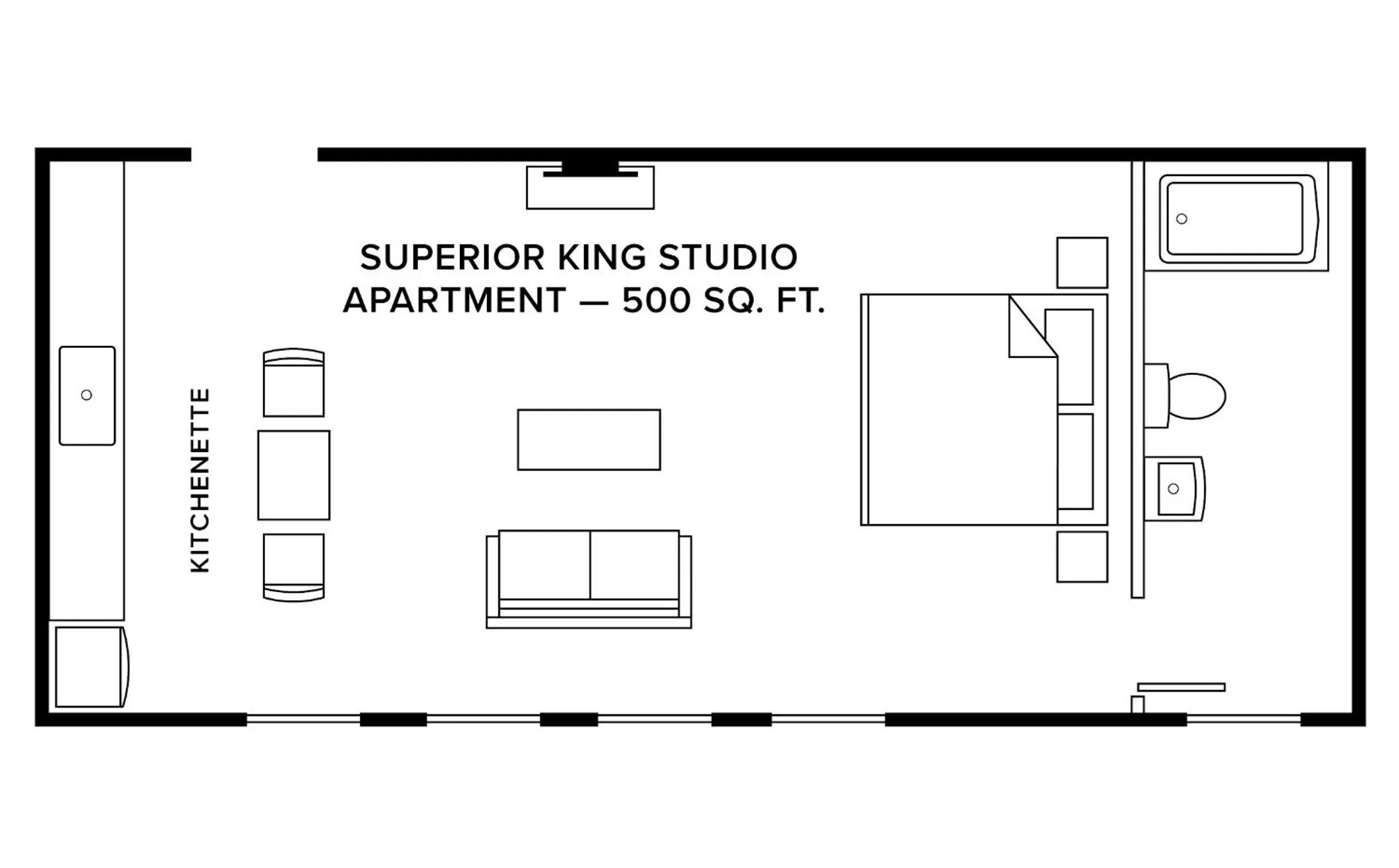 Floor plan in THE INN DOWNTOWN - Portsmouth, NH