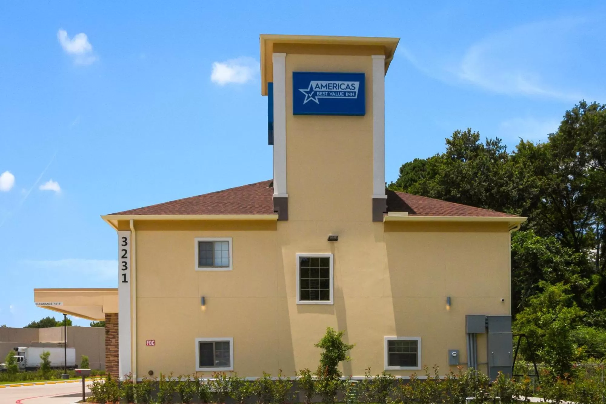 Property building in Americas Best Value Inn- Aldine Westfield