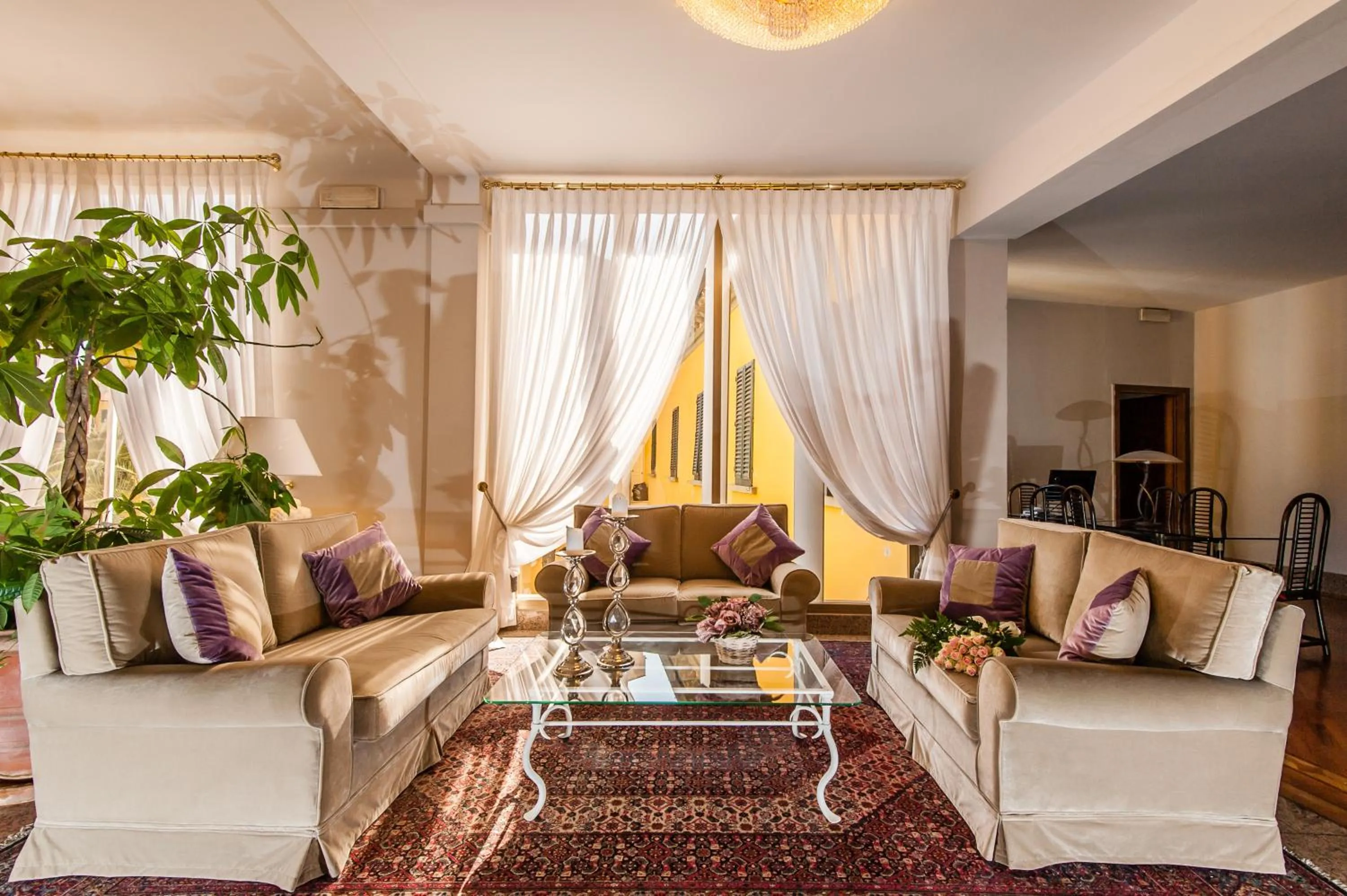 Lobby or reception in Grand Hotel Tettuccio