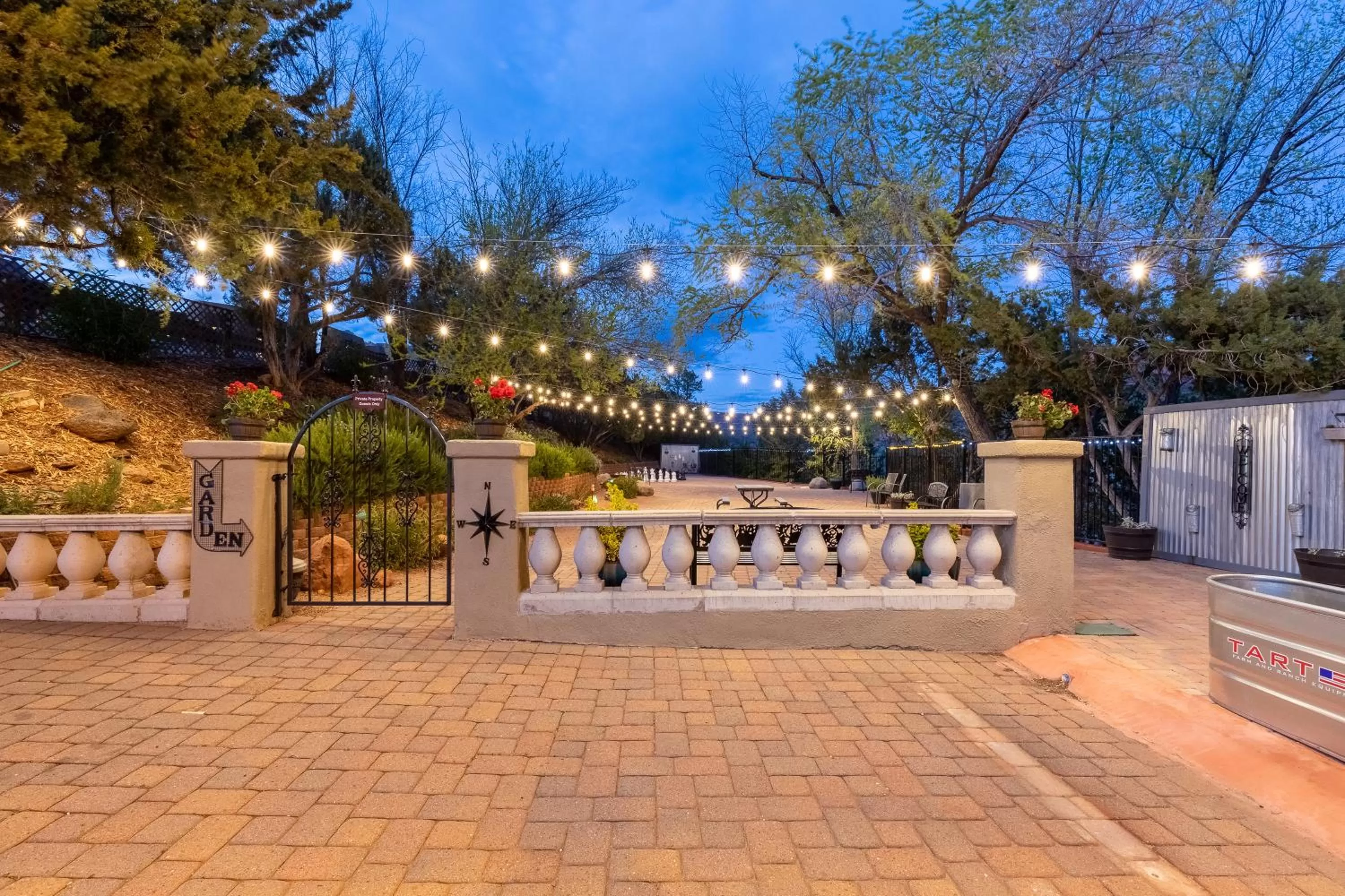 Patio in Cedars Resort