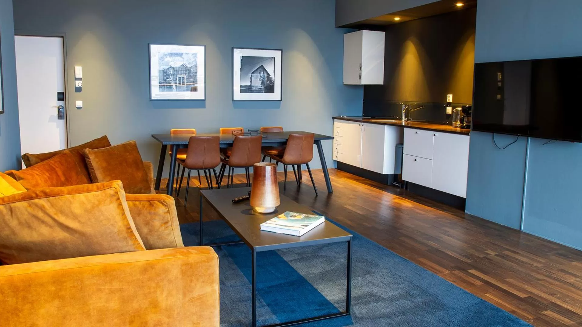 Kitchen or kitchenette in Nordis Apartments