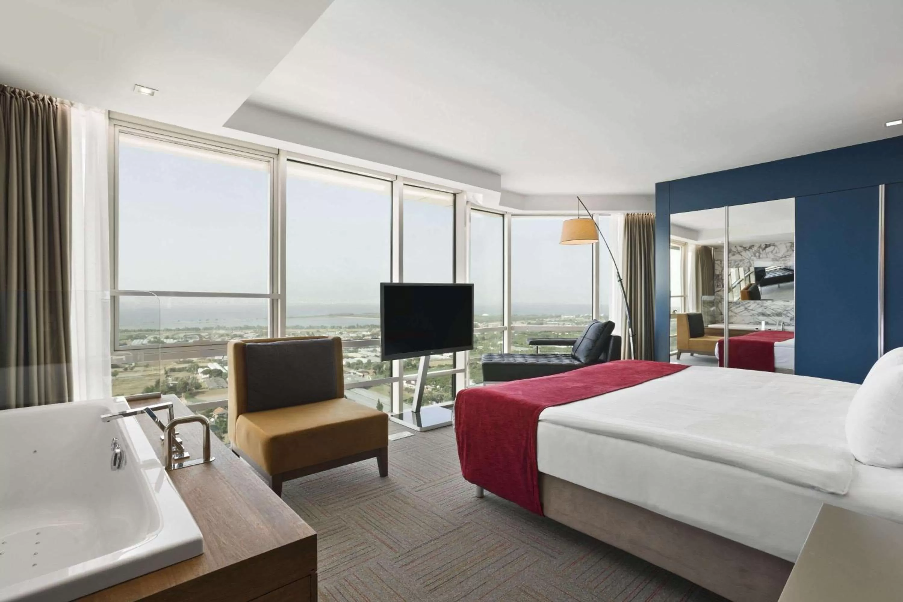 Photo of the whole room, Bed in Ramada Encore by Wyndham Izmir