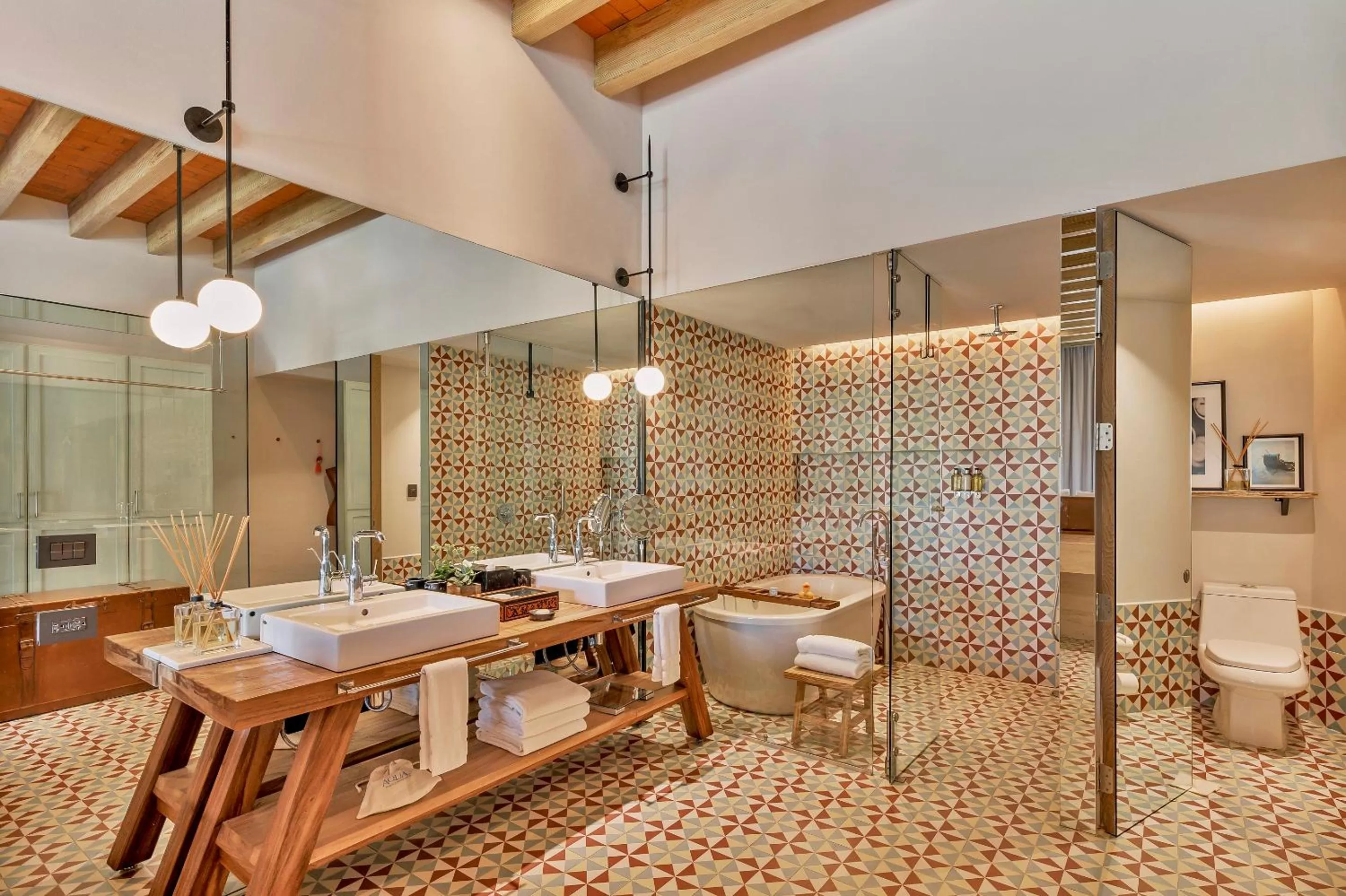 Bathroom in Live Aqua San Miguel de Allende