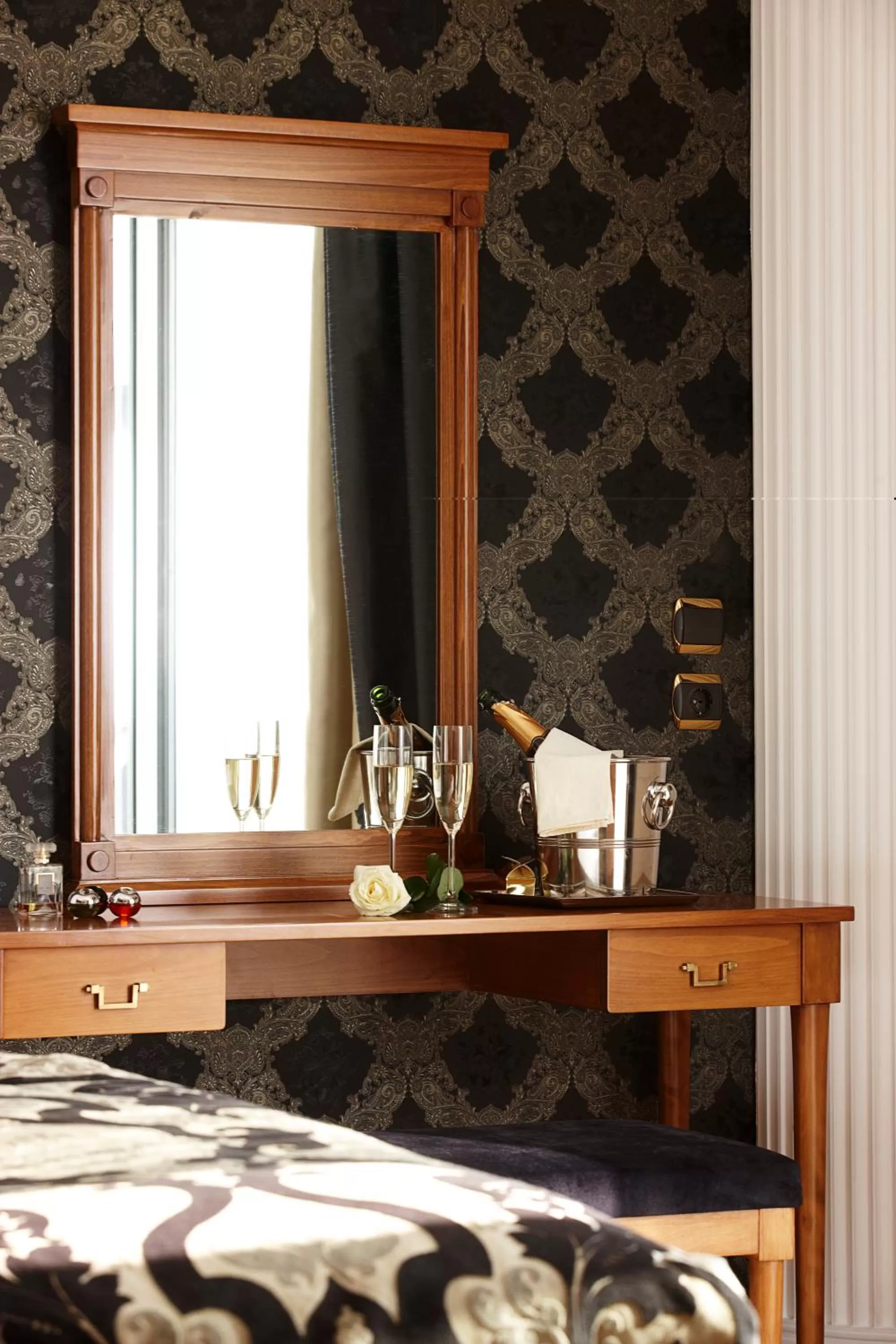 Bed in Ava Hotel and Suites