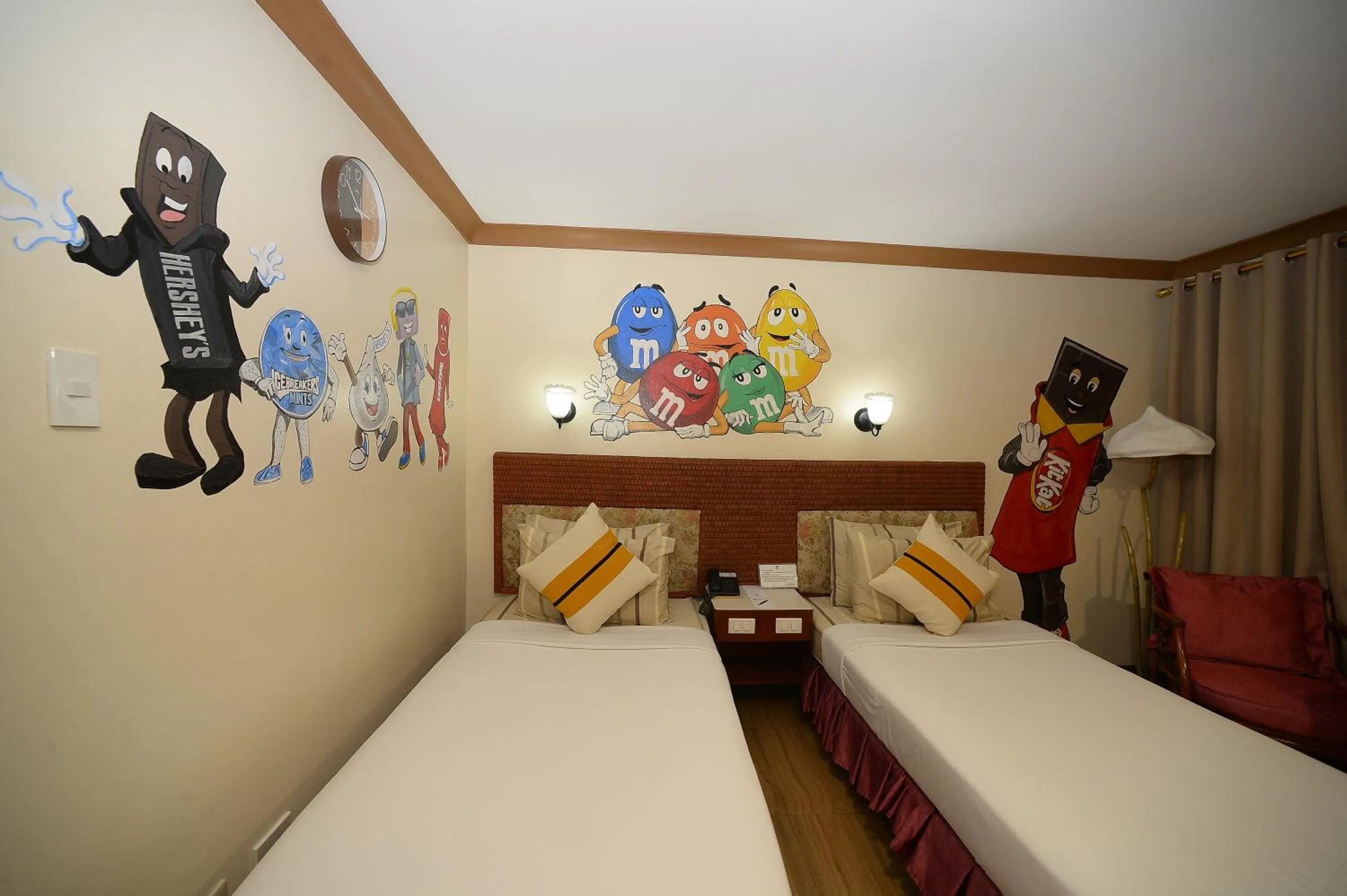 Bed in The Golden Pine Hotel