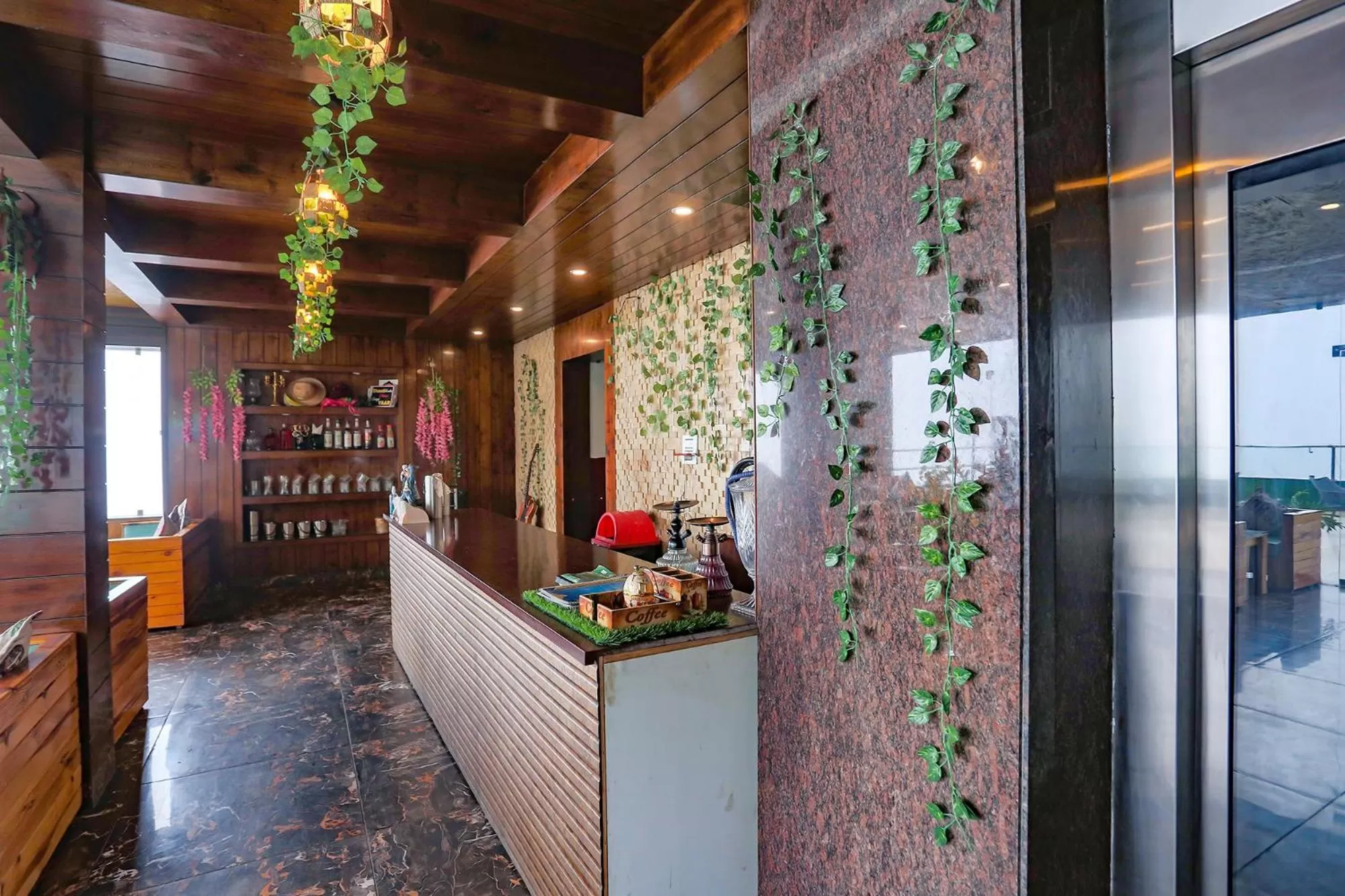 Lounge or bar in FabHotel Winter Line Inn