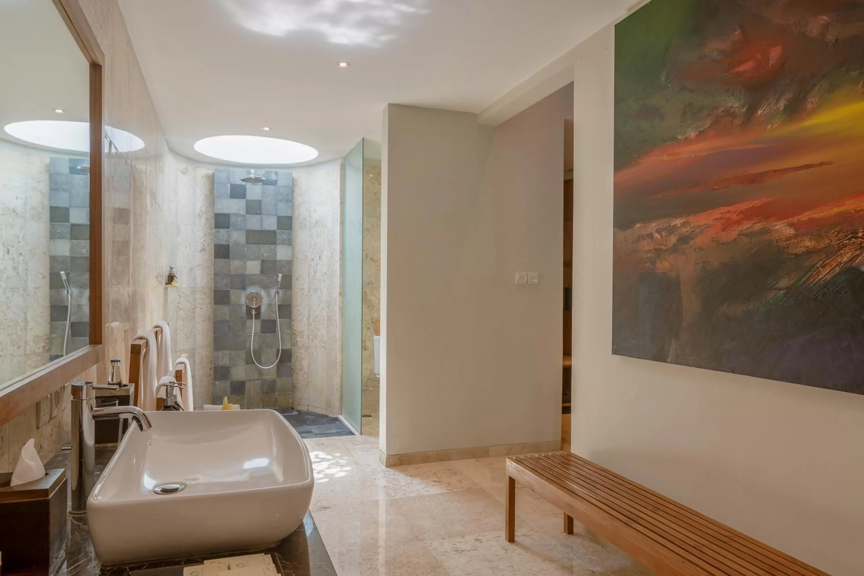 Shower in Puri Sebali Resort