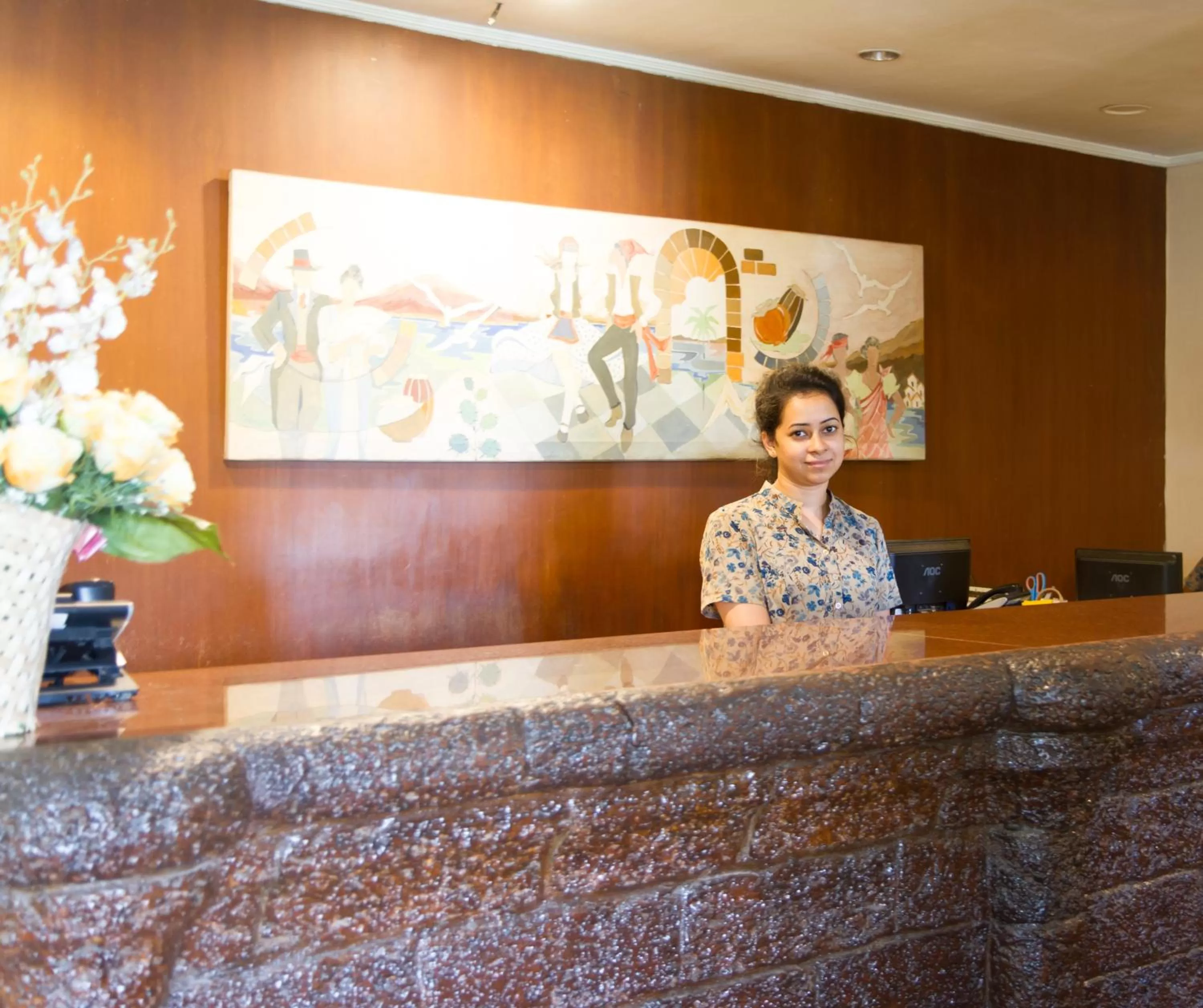 Lobby or reception in Resorte Marinha Dourada