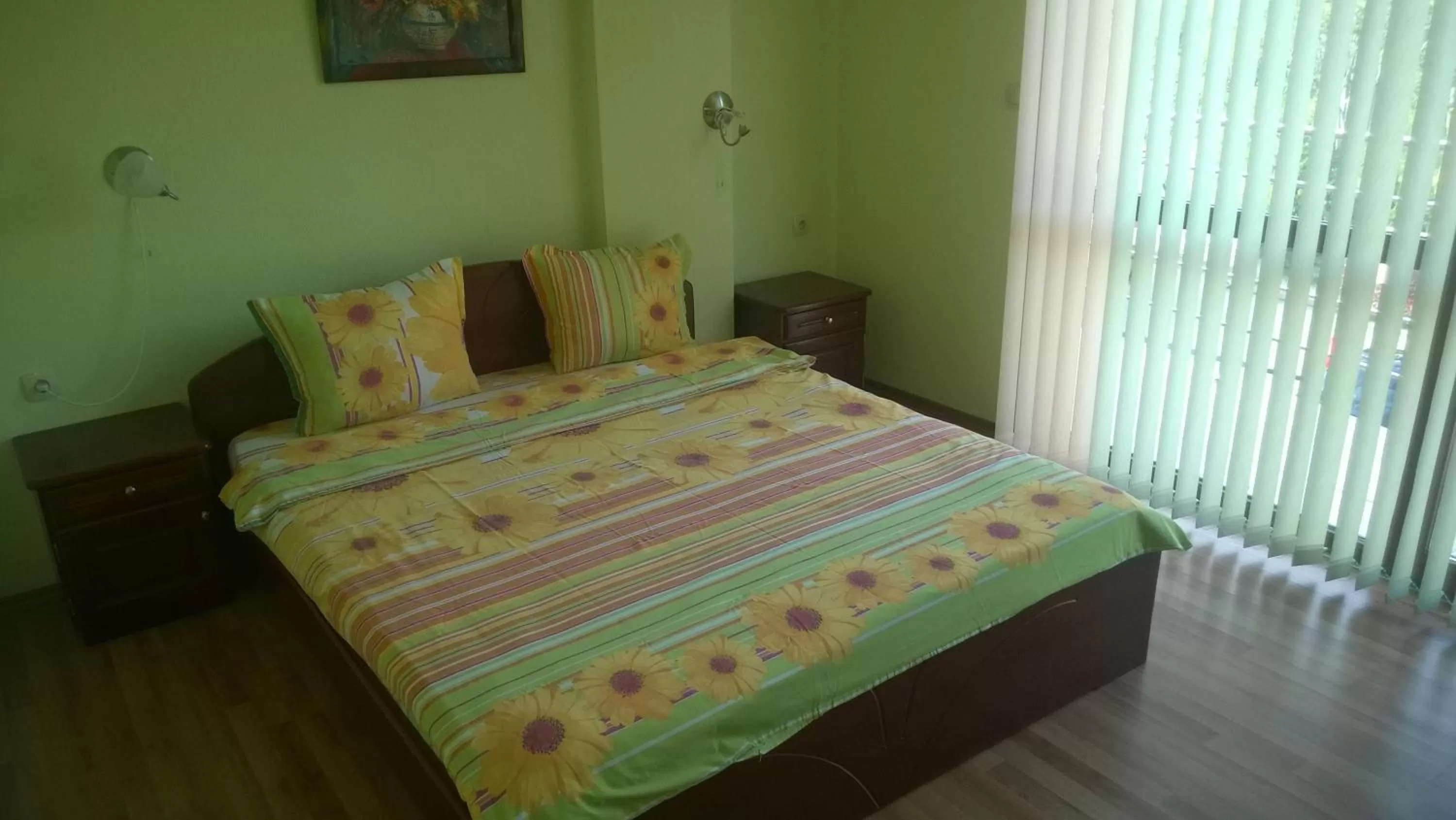 Bed in Motel Elegance