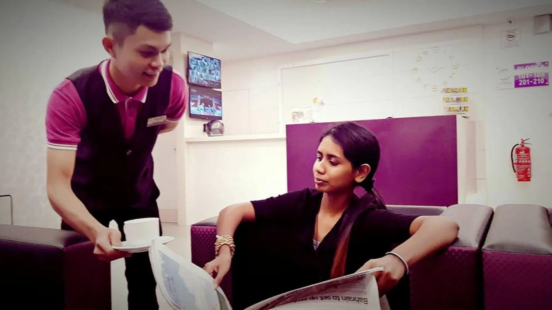 Staff in Hotel Lavender Senawang