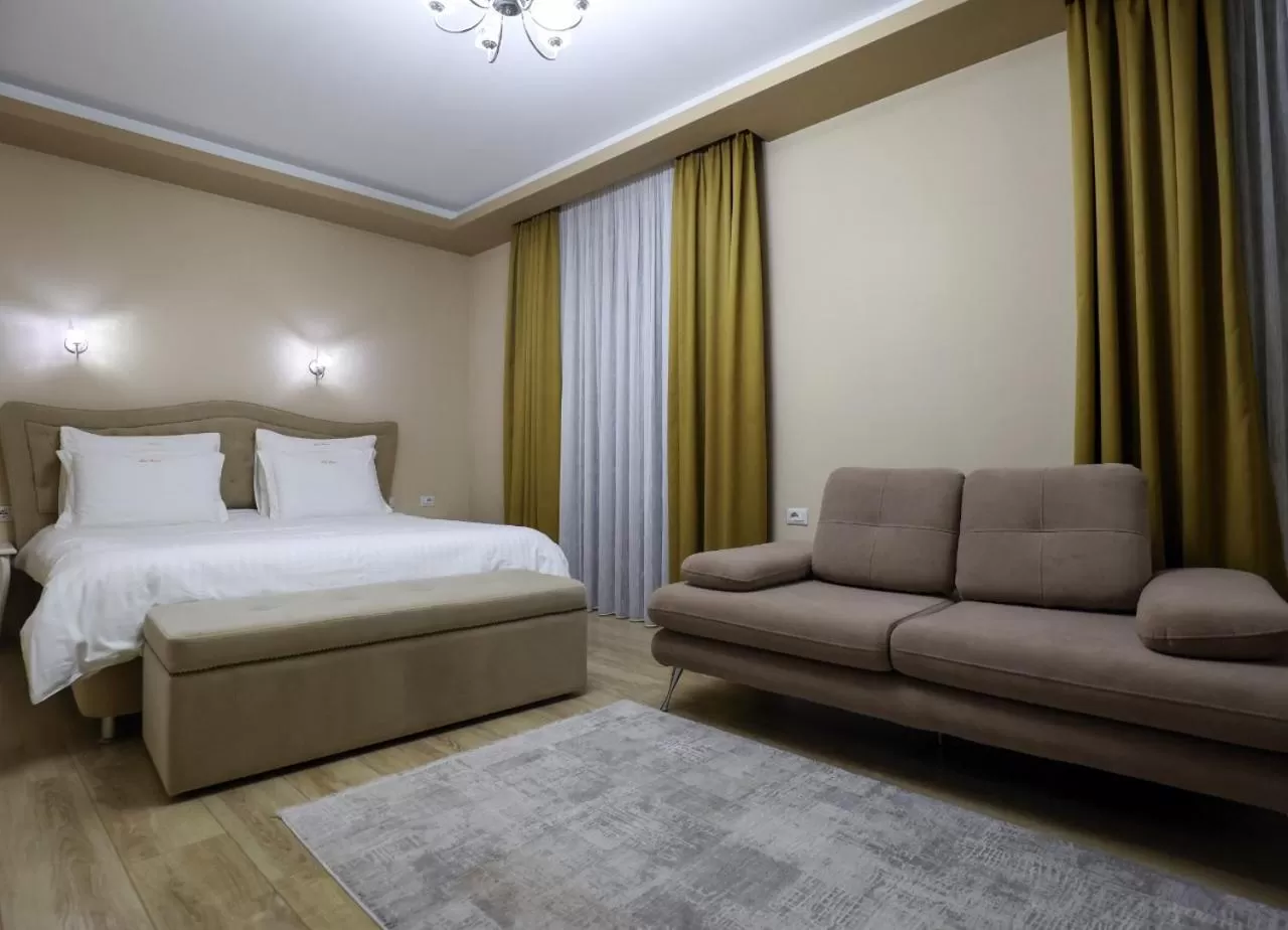 Bed in Christi's Hotel Borova