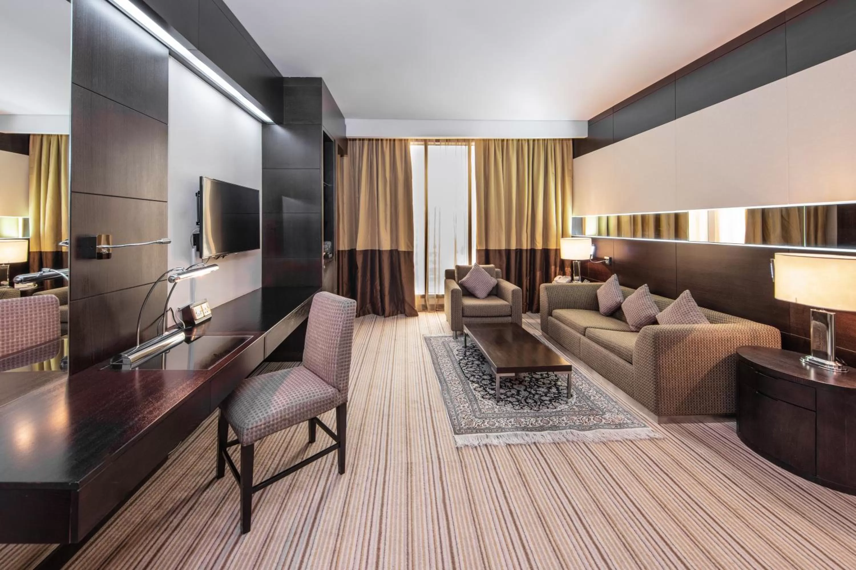 Living room in Radisson Blu Hotel, Doha