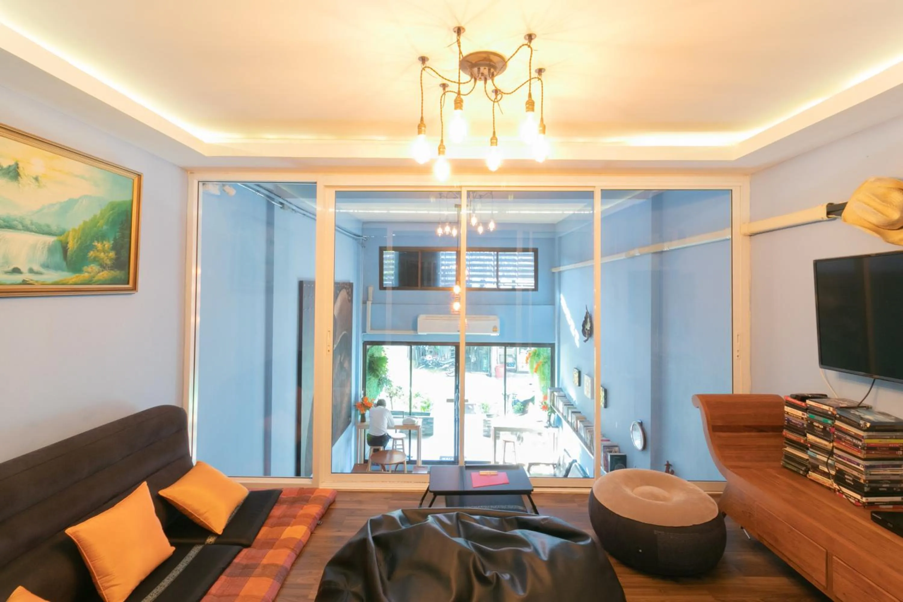 Living room, Seating Area in Phob phan Hostel