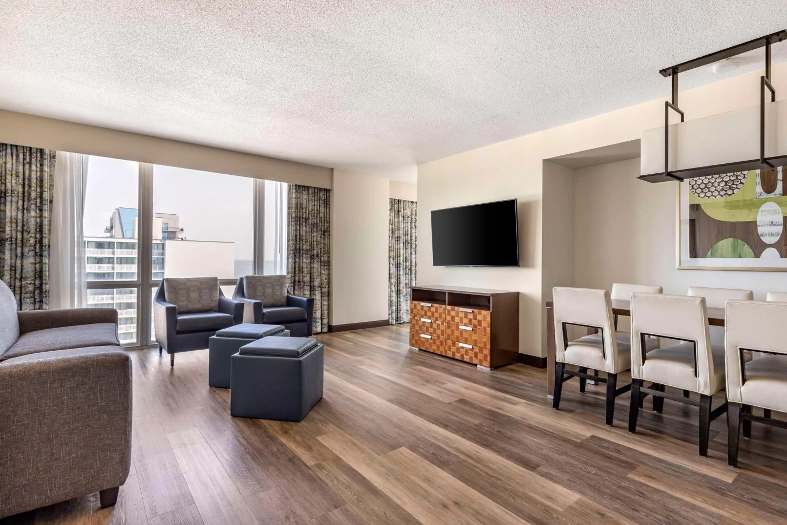 Living room in Hilton Vacation Club Oceanaire Virginia Beach