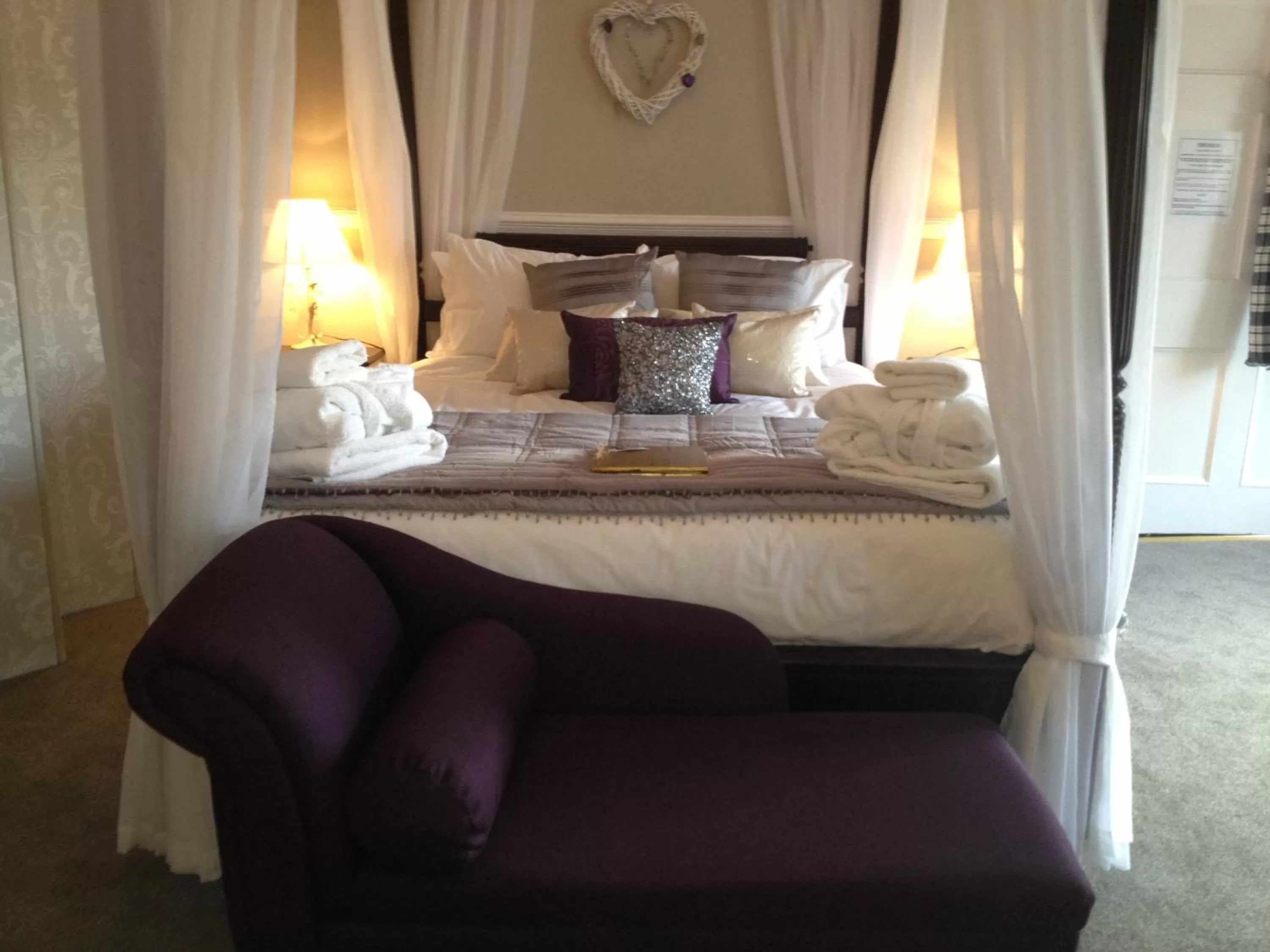 Photo of the whole room, Bed in The Castle House