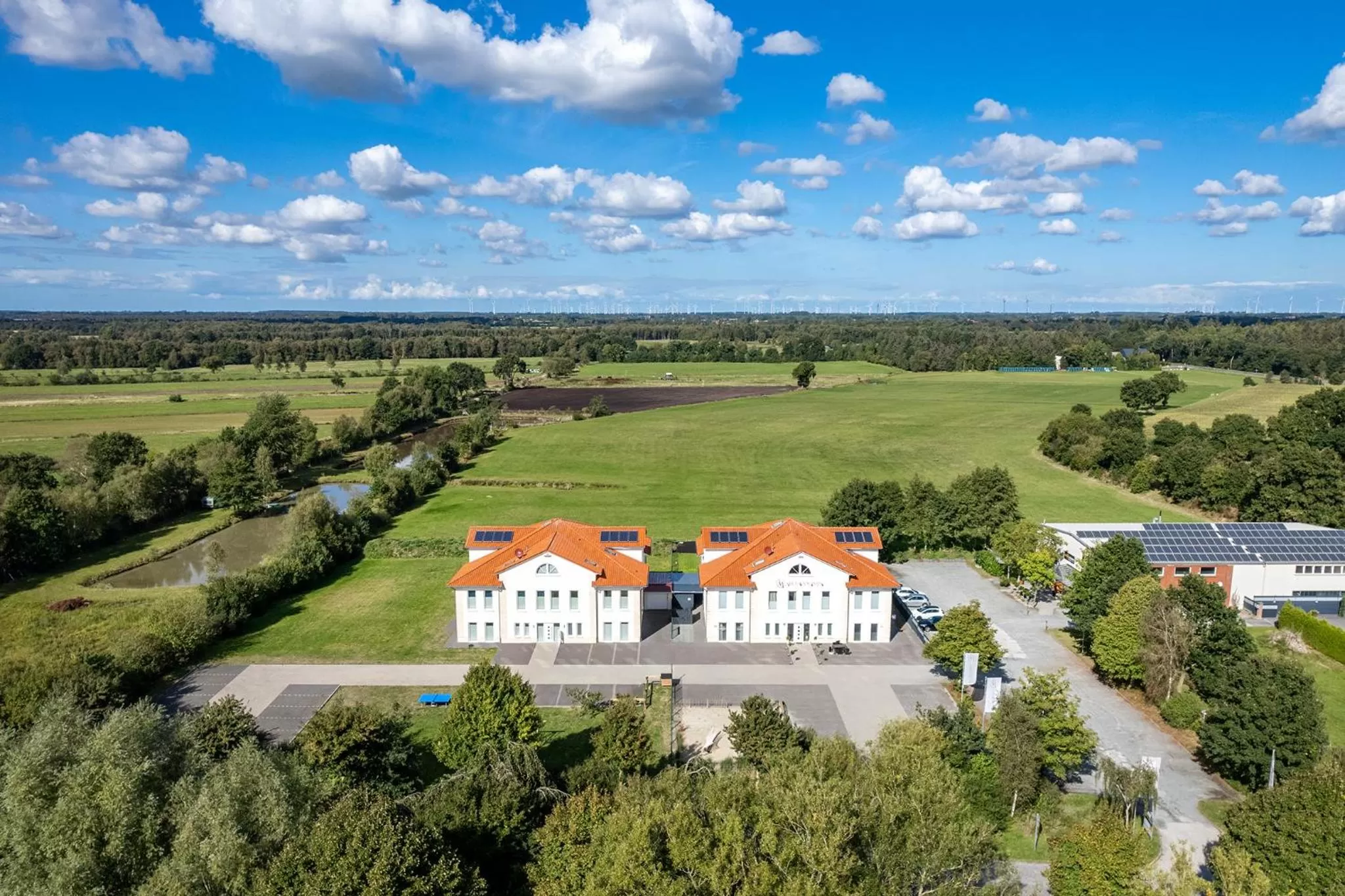 Property building, Bird's-eye View in Villa Moorstern