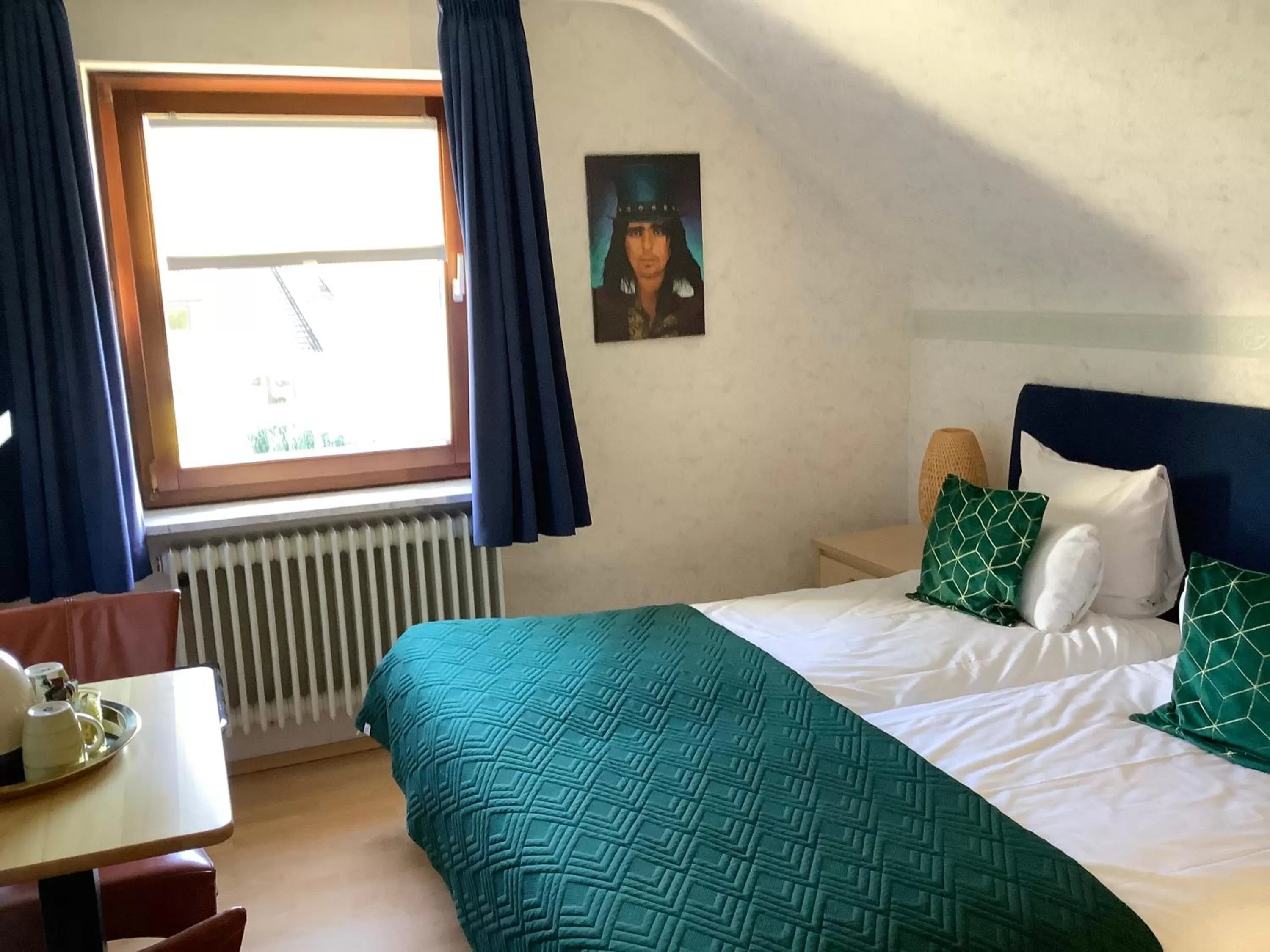 Bed in Am Obersee Hotel