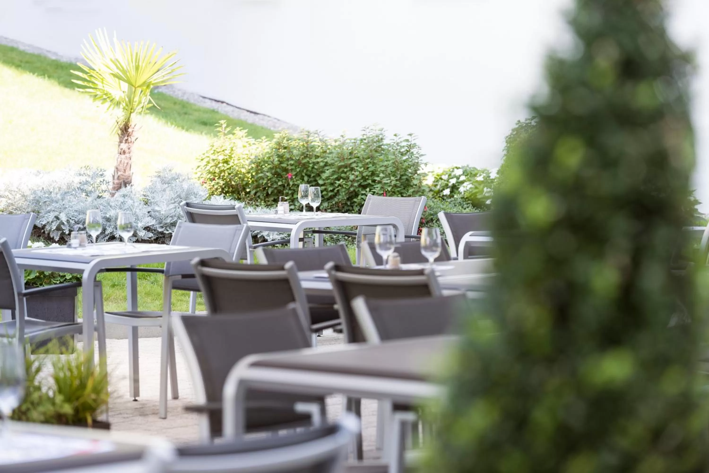 Patio in Novotel Suites Genève Aéroport